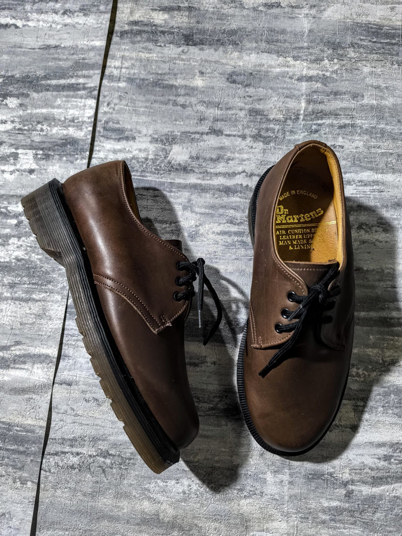 Dr. Martens vintage dr martens 1461 made in england brown leather shoes Size US 7 / IT 37 - 1 Thumbnail