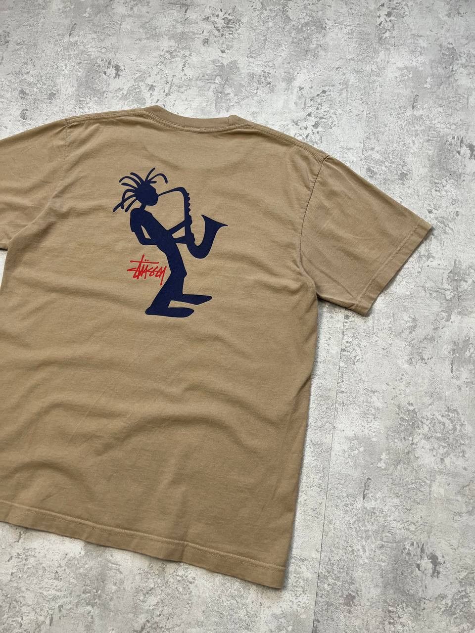 Stussy Vintage Stussy Saxophone Vintage T-Shirt Big Logo Size US L / EU 52-54 / 3 - 3 Thumbnail