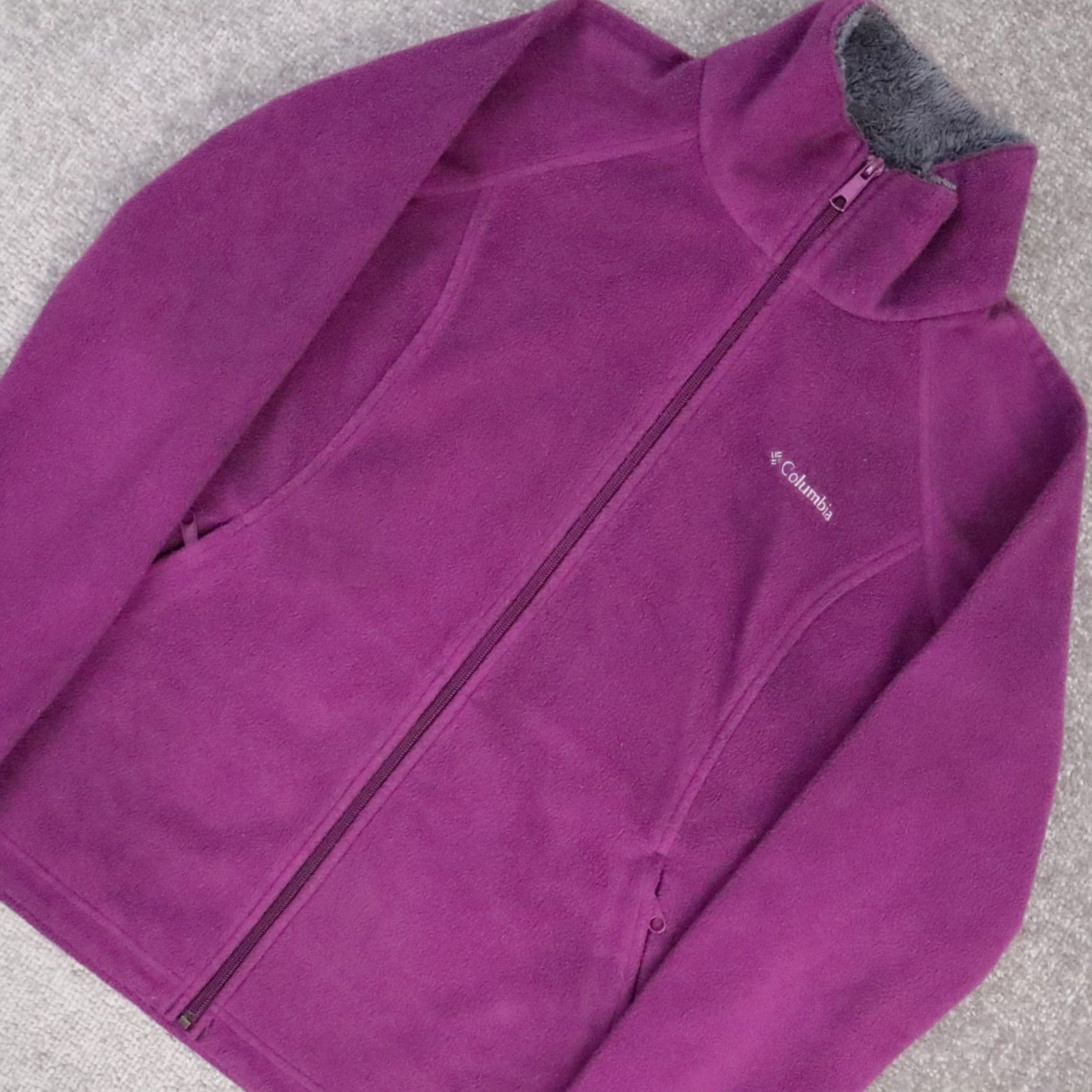 Vintage Columbia Women's Omni Heat Purple Small Full Zip Collared Jacket Long Sleeve Size S / US 4 / IT 40 - 6 Thumbnail