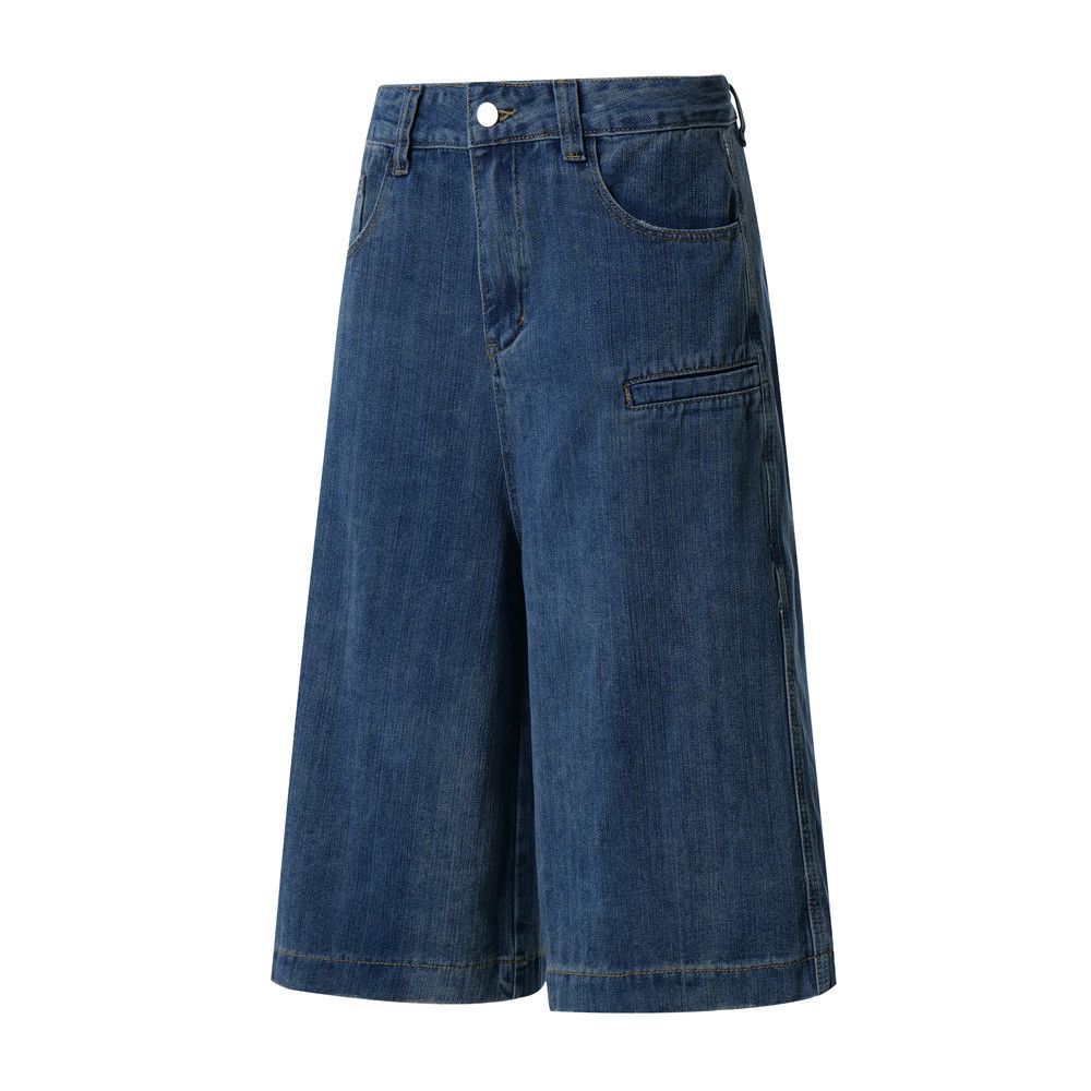 Japanese Brand × Jean Men's punk cargo casual loose washed denim shorts y2k Size US 32 / EU 48 - 2 Thumbnail