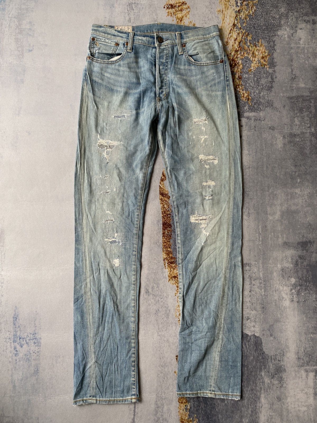 Ralph Lauren Polo Ralph Lauren Distressed Denim Size US 29 - 1 Thumbnail