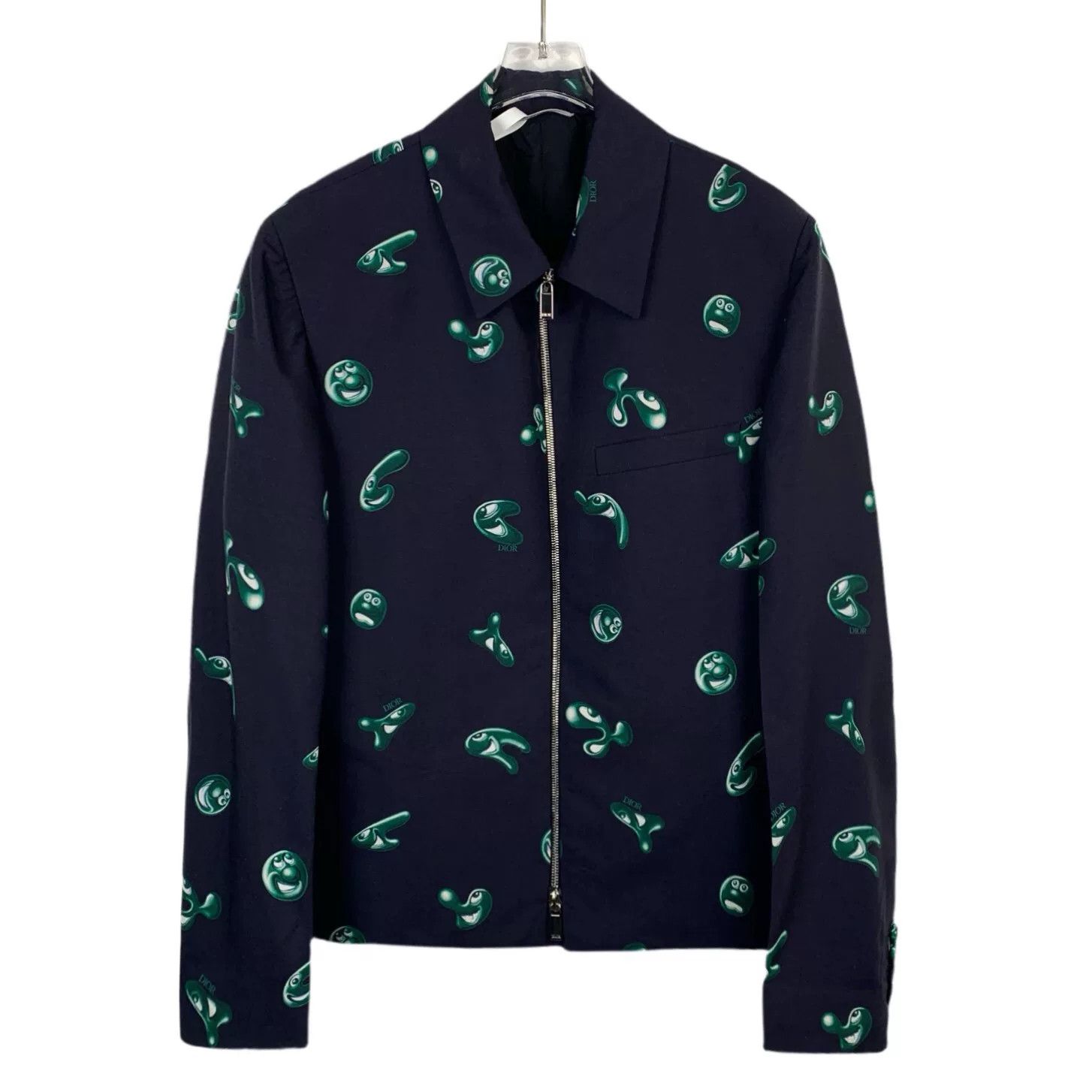 Dior Dior x Kenny collaboration logo printed wool jacket Size US S / EU 44-46 / 1 - 1 Thumbnail