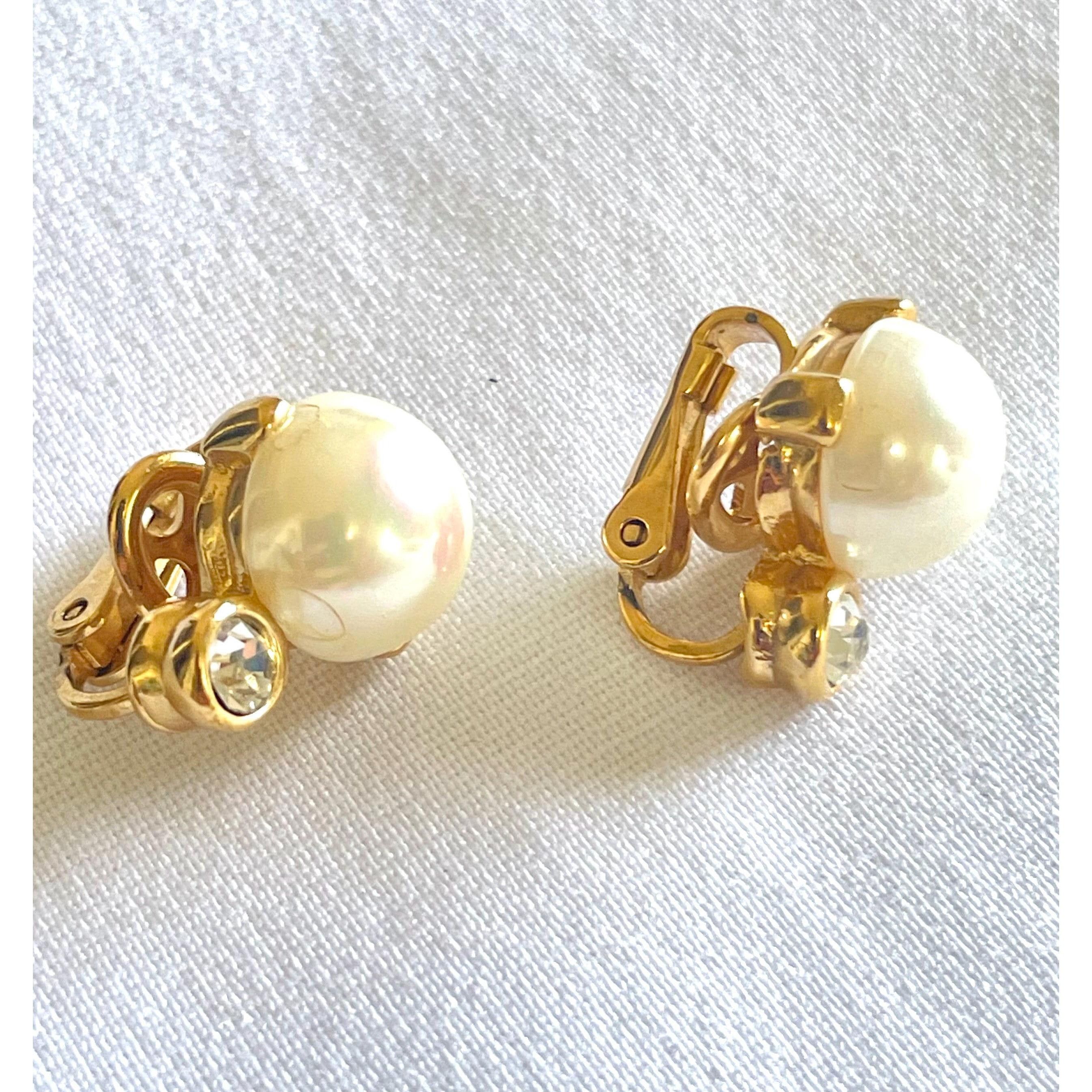 Nina Ricci Vintage Nina Ricci golden frame white faux pearl and crystal Size ONE SIZE - 7 Thumbnail