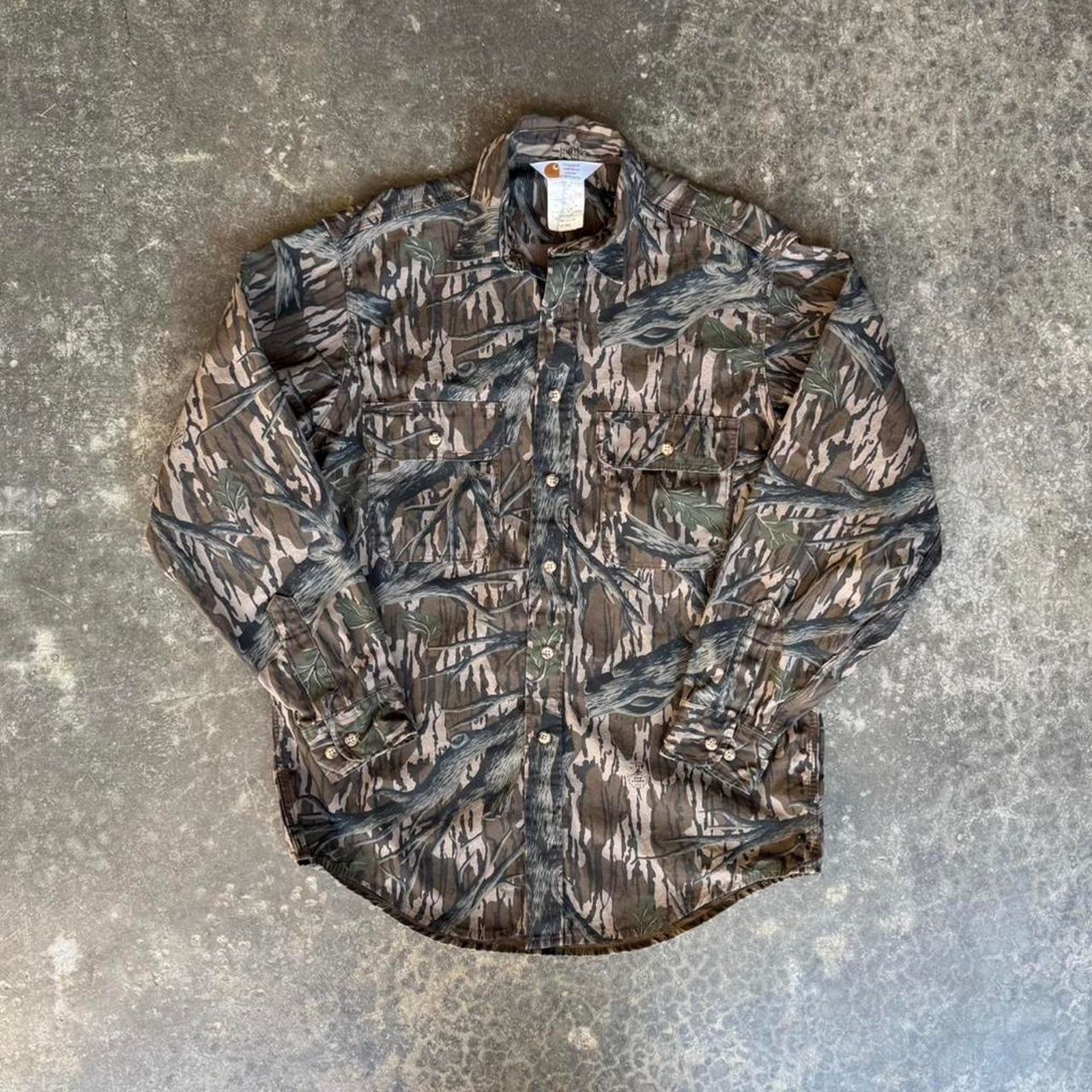 Carhartt Vintage carhartt hunting shirt 90s Size US M / EU 48-50 / 2 - 1 Thumbnail