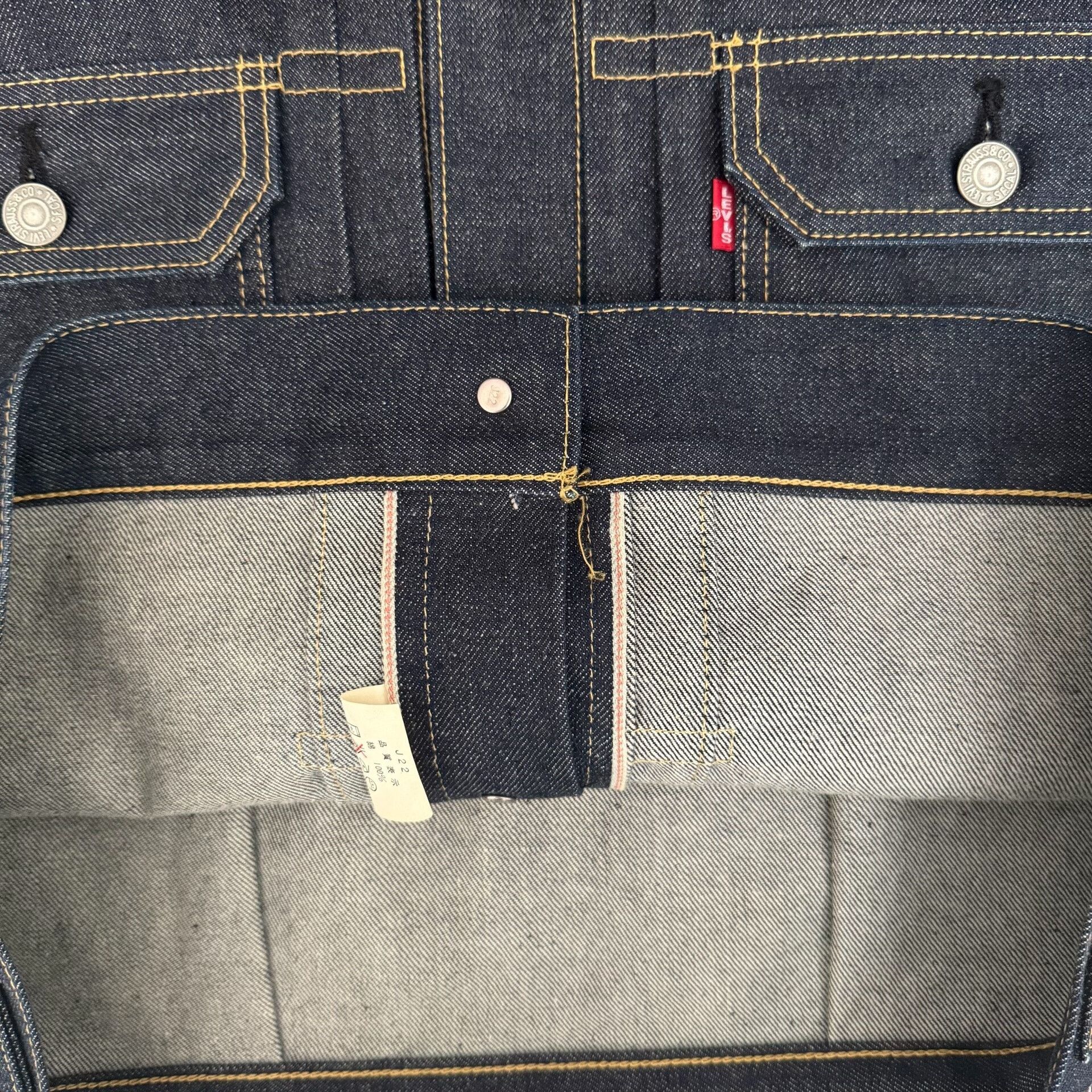 Levi's Vintage Clothing Levi's LVC507 J22 Denim Jacket Size US XXS / EU 40 - 7 Thumbnail