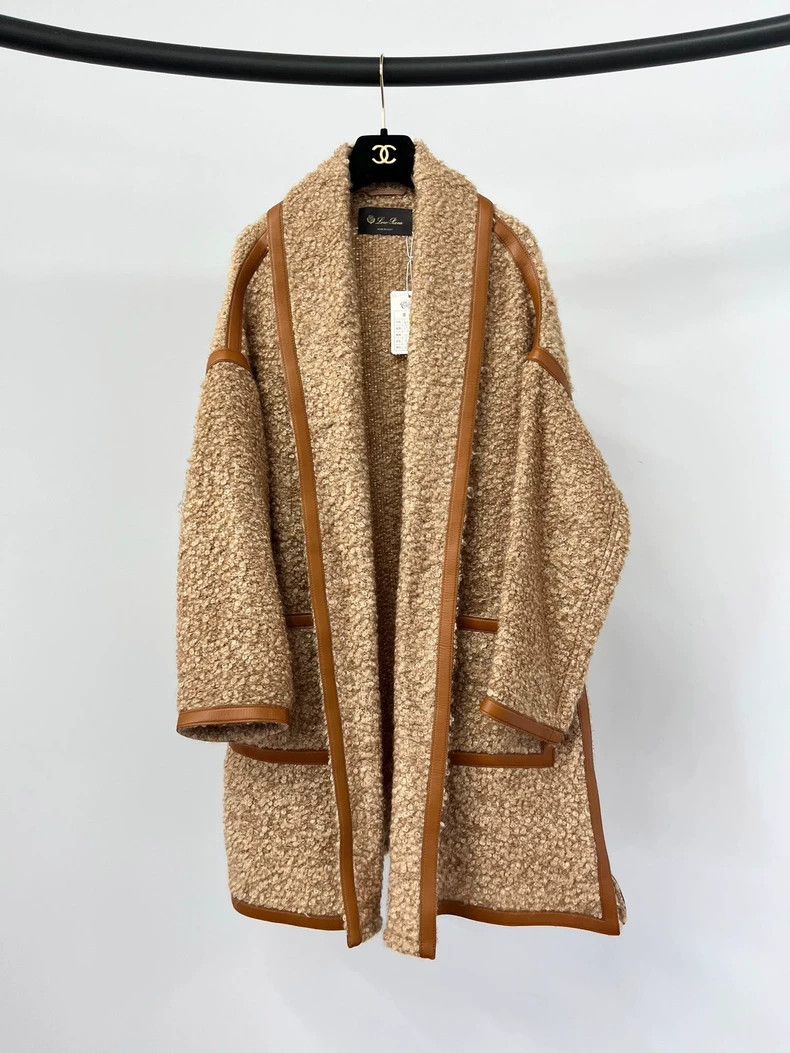 Loro Piana LORO PIANA Mid-length cashmere blended with horsehair and Size XS / US 0-2 / IT 36-38 - 1 Thumbnail