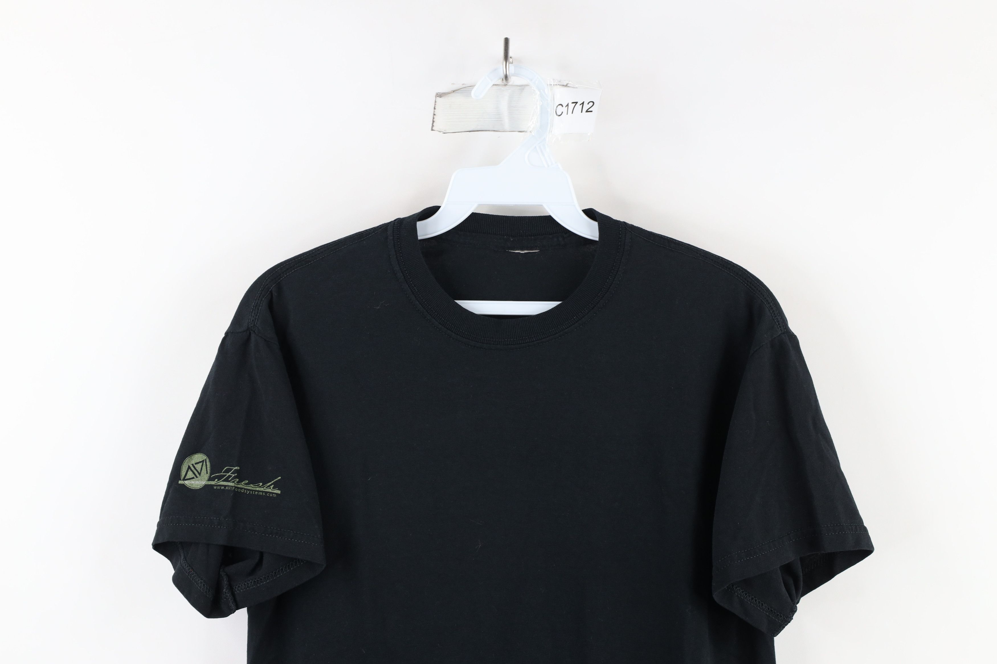 Vintage Vintage 90s Streetwear Distressed Short Sleeve T-Shirt Black Size US S / EU 44-46 / 1 - 2 Thumbnail