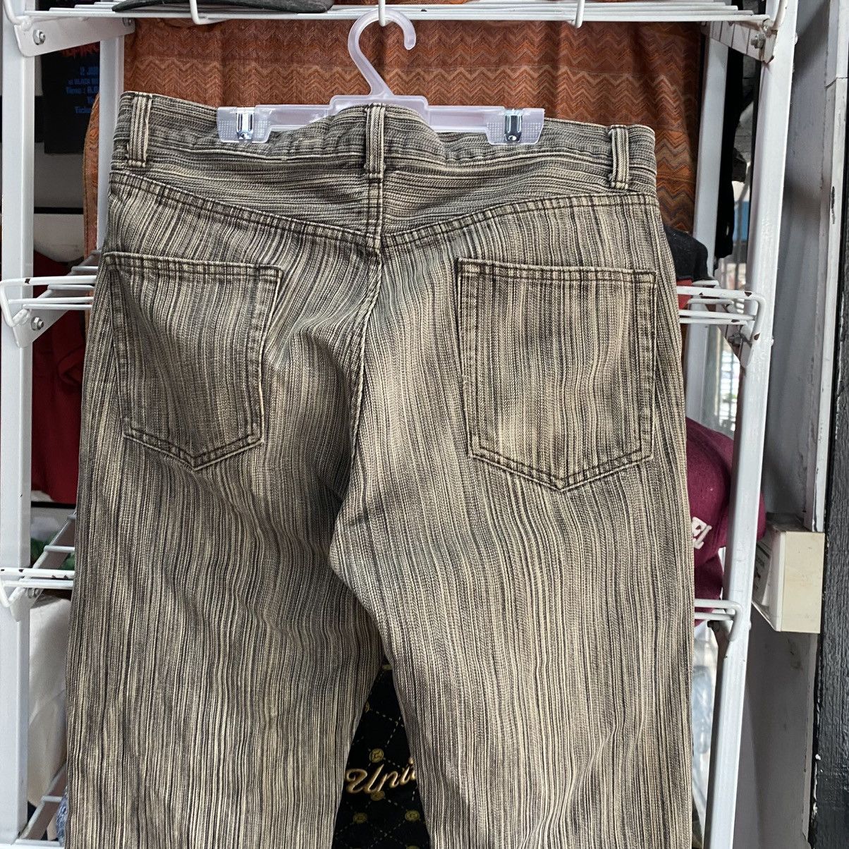 semanticdesign Semanticdesign Japanese Brand Hickory Stripe Denim Jeans Size US 30 / EU 46 - 11 Thumbnail