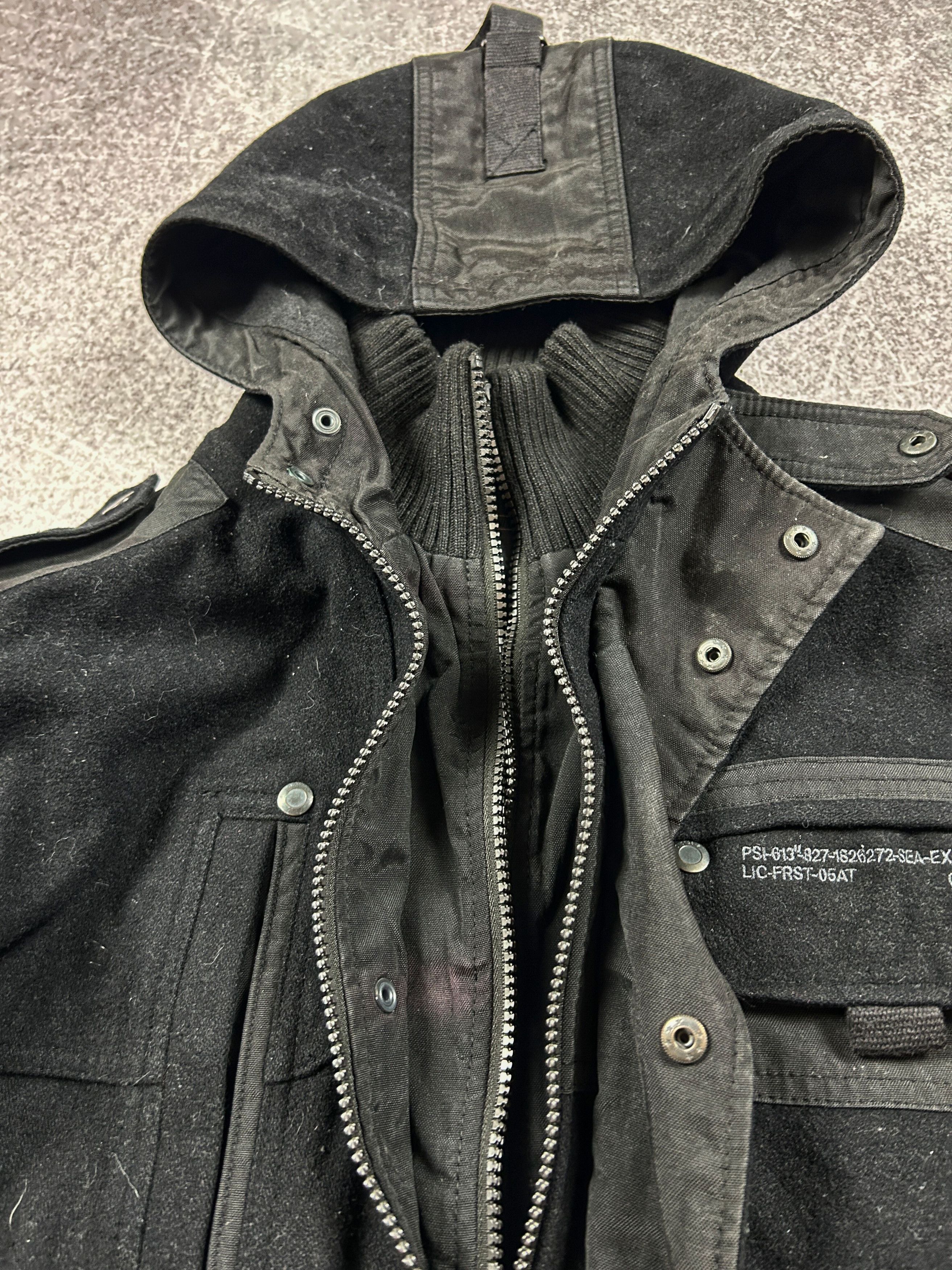 Vintage Techwear Jacket Black Multi Pocket Utility Cyber Y2K Core Size US M / EU 48-50 / 2 - 6 Thumbnail