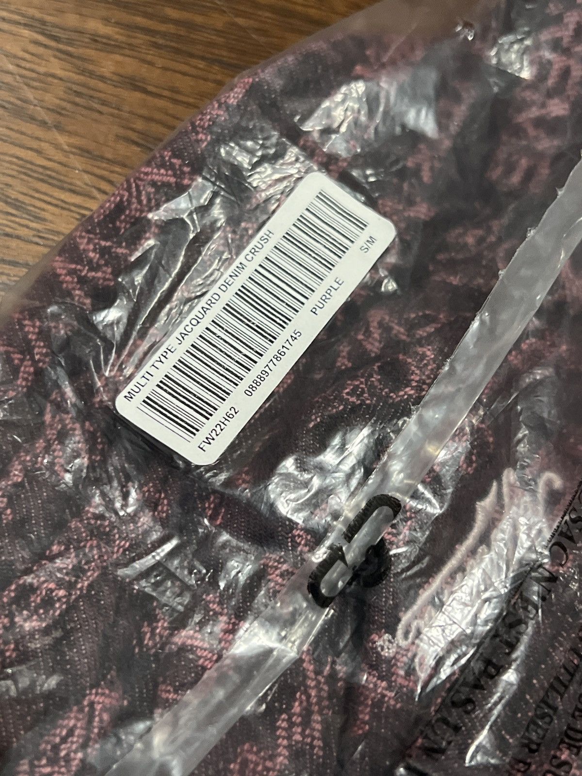 Supreme Supreme Multi Type Jacquard Denim Crusher (FW22) Size ONE SIZE - 5 Thumbnail