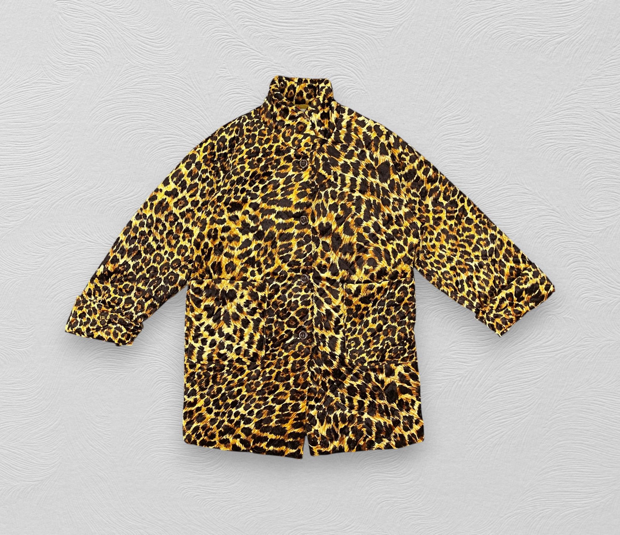 If Six Was Nine Vintage Japanese Brand Leopard Puffer Long Jacket -J078 Size US L / EU 52-54 / 3 - 1 Thumbnail