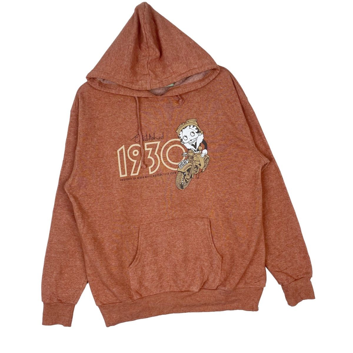 Designer × Vintage Betty Boop Hoodie Sweatshirt Big Logo Pullover Jumper Size L / US 10 / IT 46 - 4 Thumbnail