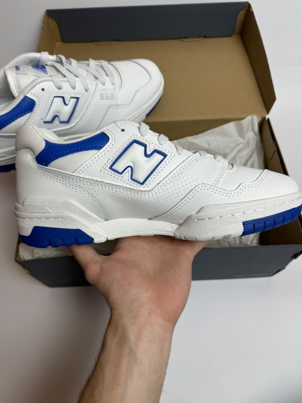 New Balance Brand New Original New Balance 550 BB550SWC Size US 8 / EU 41 - 2 Thumbnail