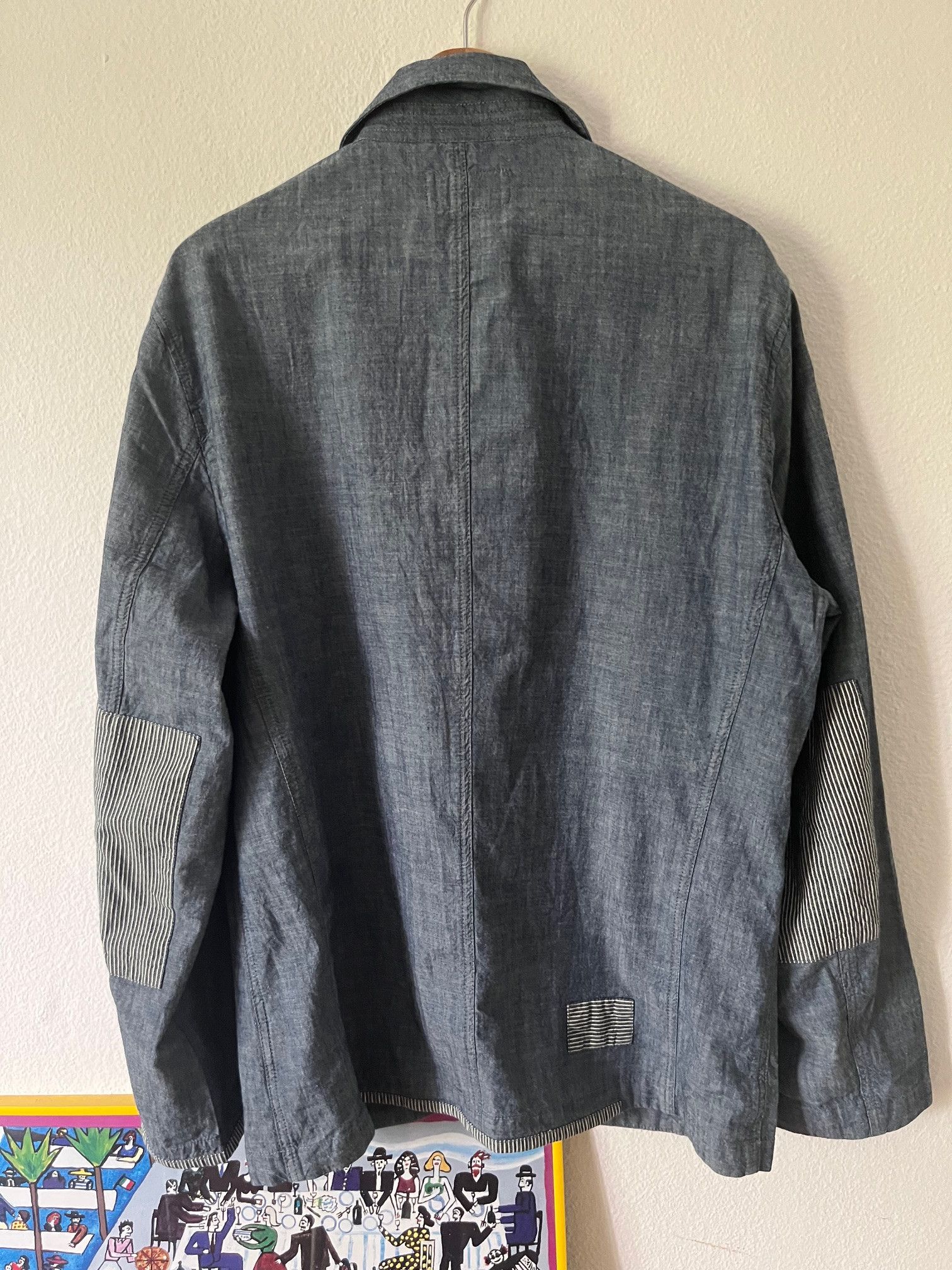 Universal Works Bakers jacket indigo Size US XL / EU 56 / 4 - 4 Thumbnail