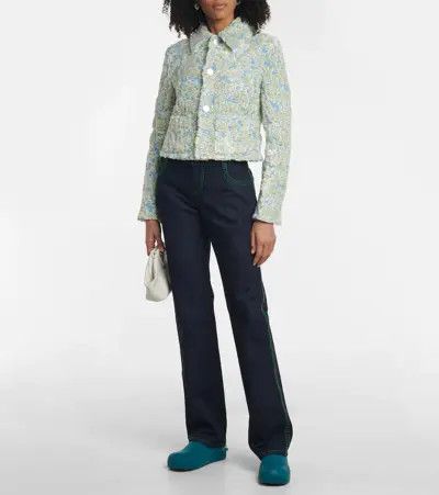 Bottega Veneta o1n1vont1224 Puddle Mules in Blue Size US 8 / IT 38 - 3 Thumbnail