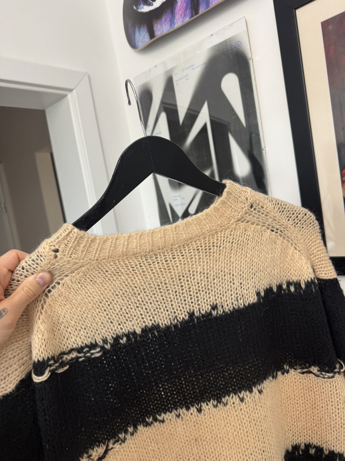 Acne Studios RARE GRAIL acne mohair distressed kurt cobain sweater knit Size US M / EU 48-50 / 2 - 6 Thumbnail