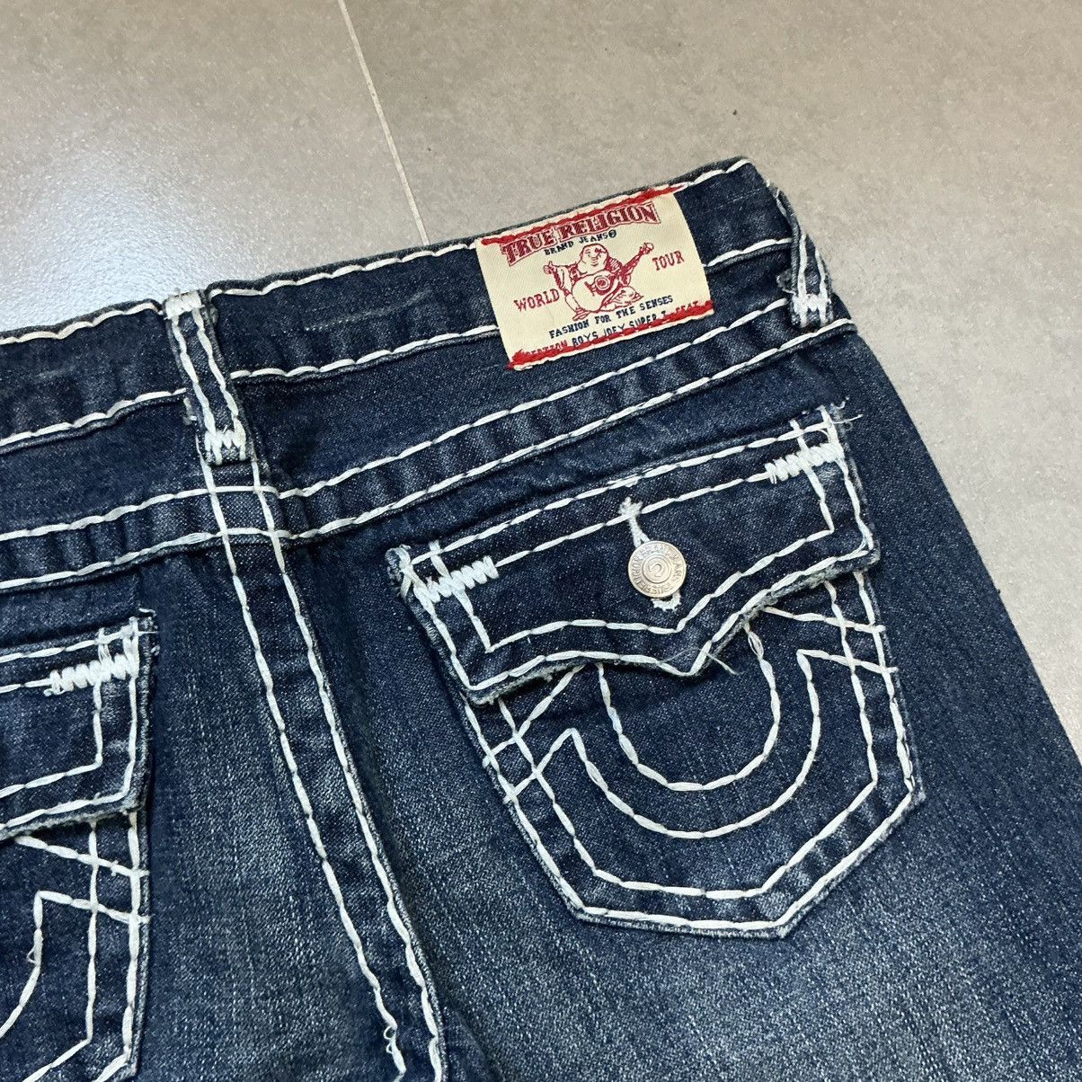 True Religion 00s True Religion Girls Joey Super T World Tour Flare Jeans Size 34" / US 12 / IT 48 - 9 Thumbnail