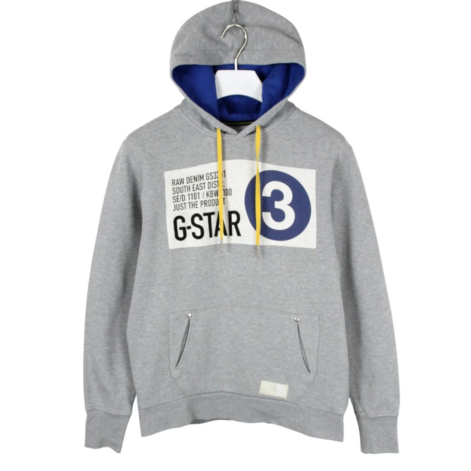 G-Star G-STAR Rowdy Hooded Sw Hoodie Men's LARGE Sweatshirt Pullover Pockets Logo Size US L / EU 52-54 / 3 - 2 Thumbnail