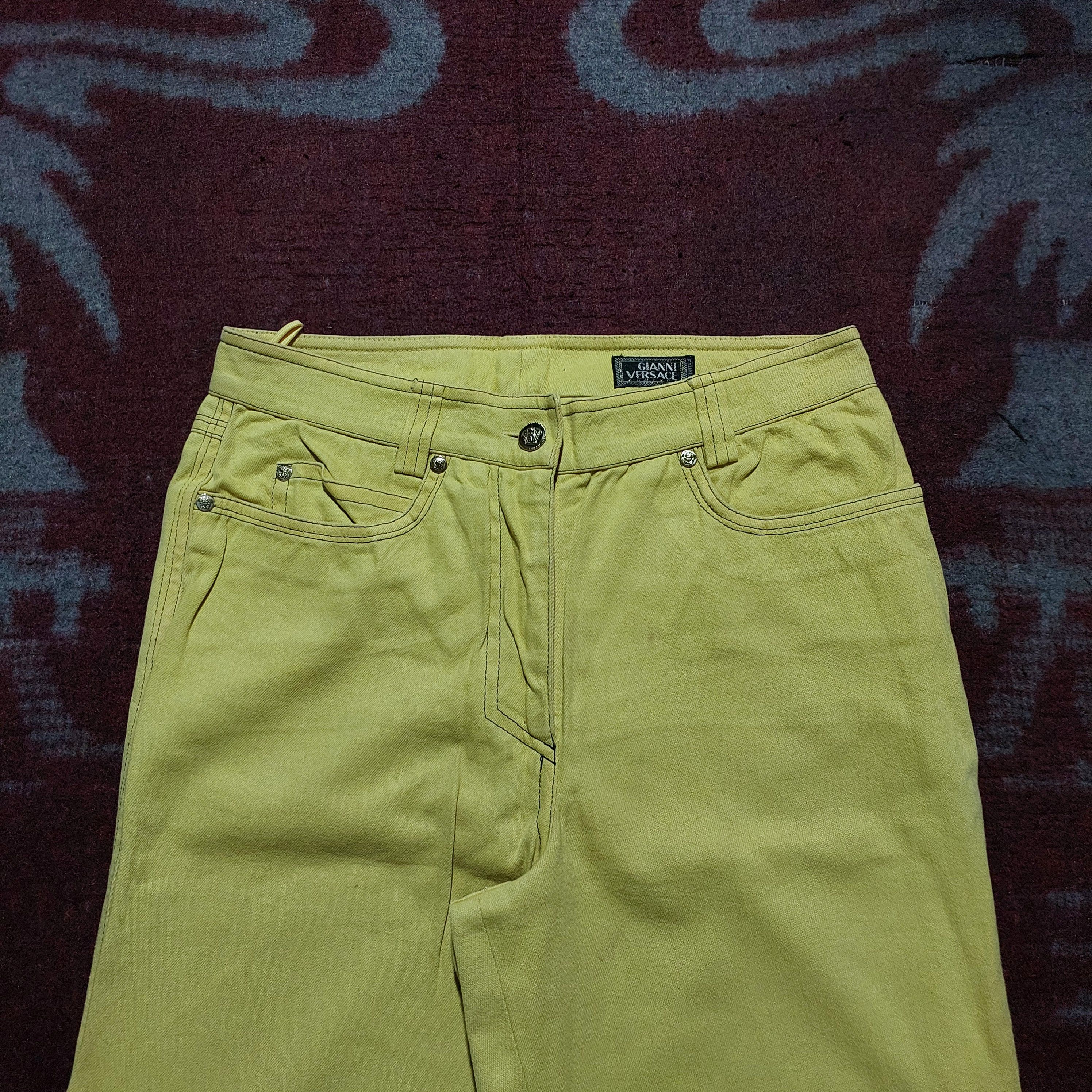 Versace vintage Gianni Versace slim fit jeans zipper on the legs Size 28" / US 6 / IT 42 - 3 Thumbnail