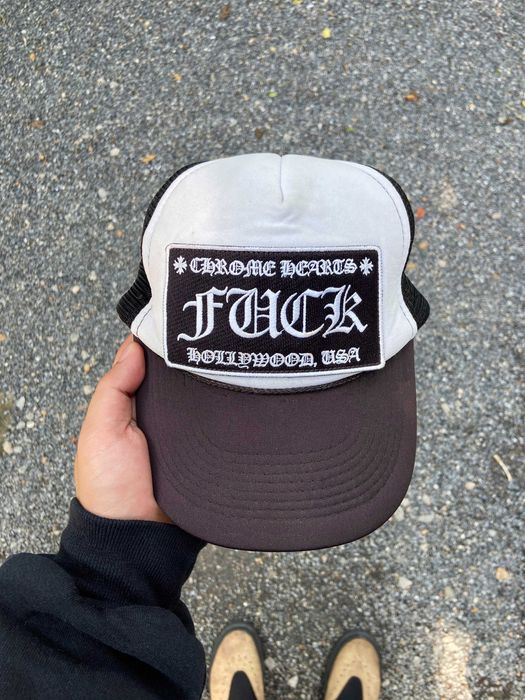 Vintage Chrome Hearts Fuck Trucker Hat x otto | Grailed