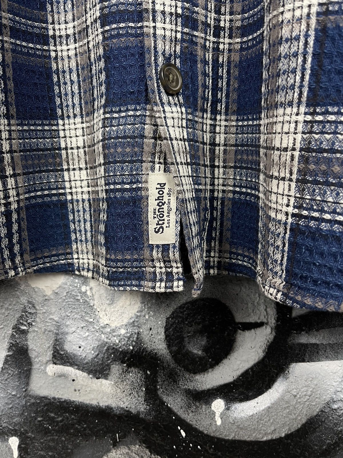 The Stronghold The Stronghold Plaid Knit Overshoot Shirt Men’s Size XL Size US L / EU 52-54 / 3 - 9 Thumbnail