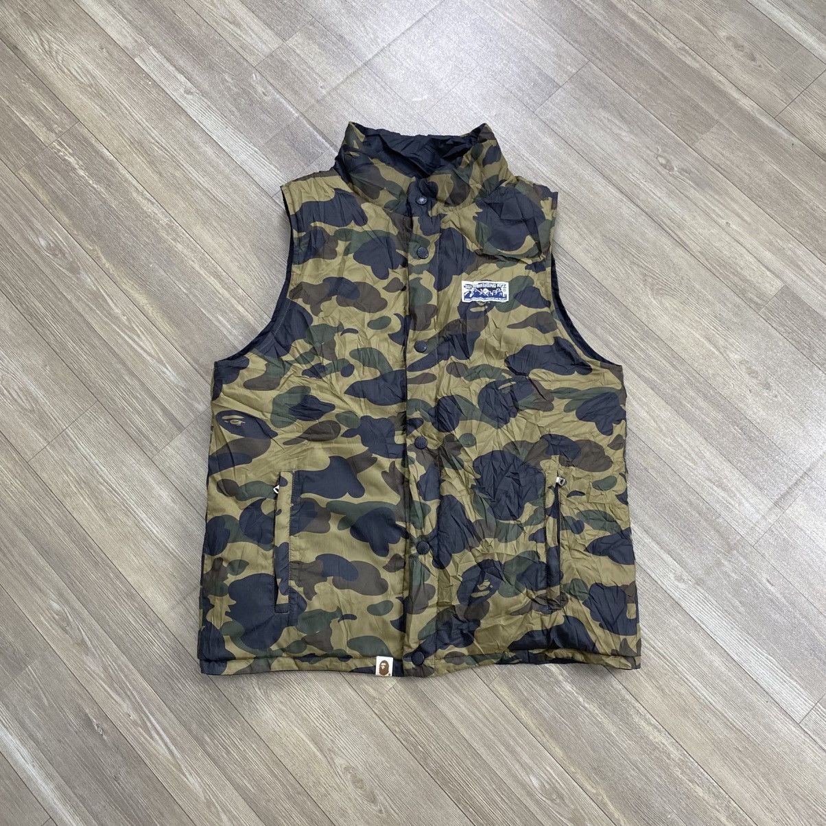 Bape 1st Bape A Bathing Ape Reversible Camo Down Vest Size US L / EU 52-54 / 3 - 2 Thumbnail