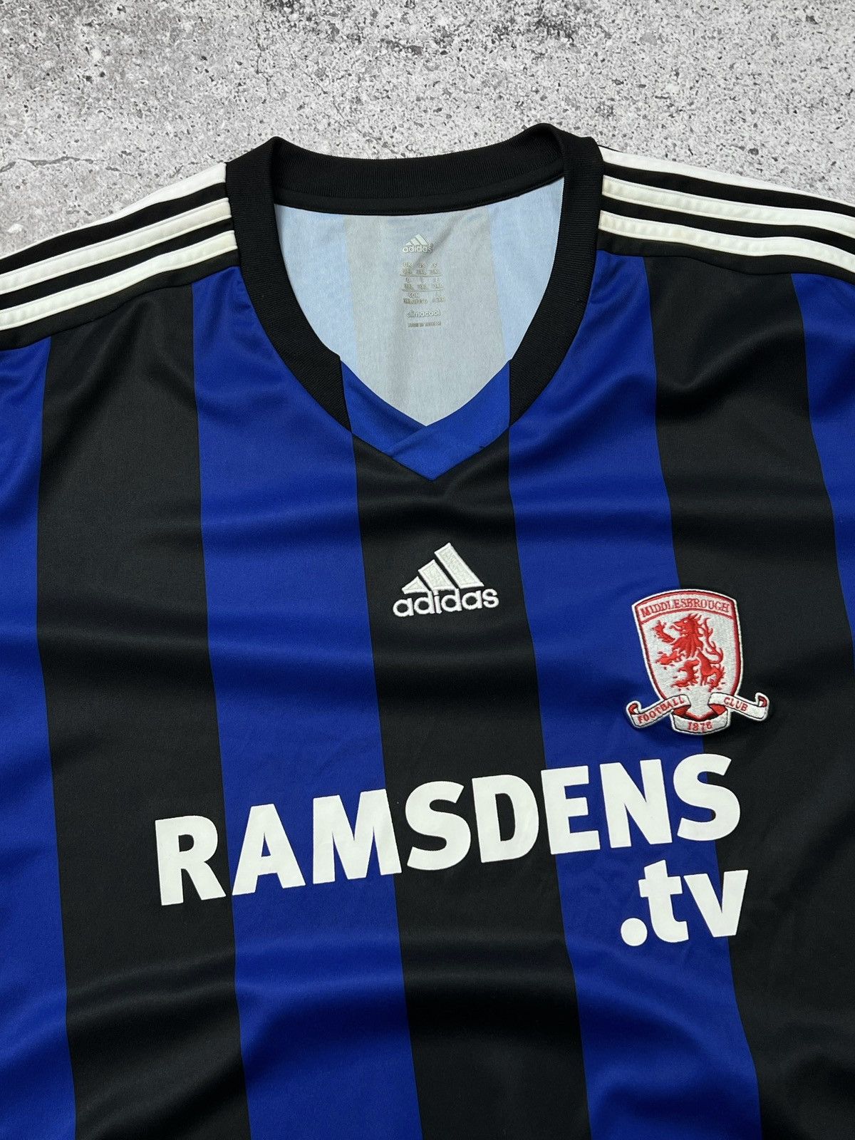 Adidas FC Middlesbrough England Adidas Away 2013/14 Soccer Jersey Size US XXL / EU 58 / 5 - 2 Thumbnail