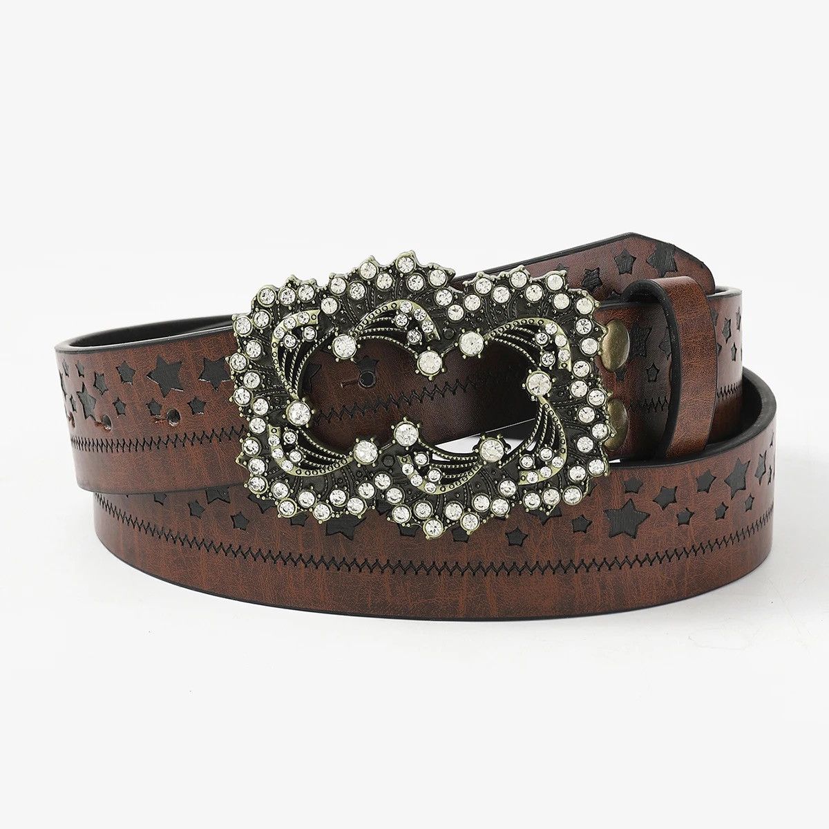 Japanese Brand × Vintage fashion embossed hollow belt Size ONE SIZE - 1 Thumbnail