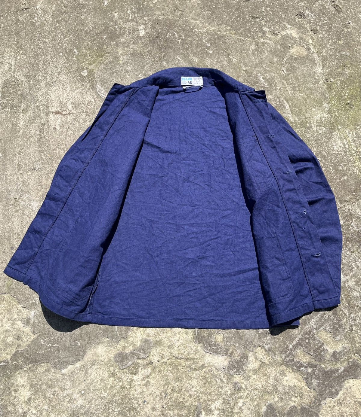 Vetra Vintage Blue French Work Jacket Chore Coat Sanforized Size US S / EU 44-46 / 1 - 7 Thumbnail