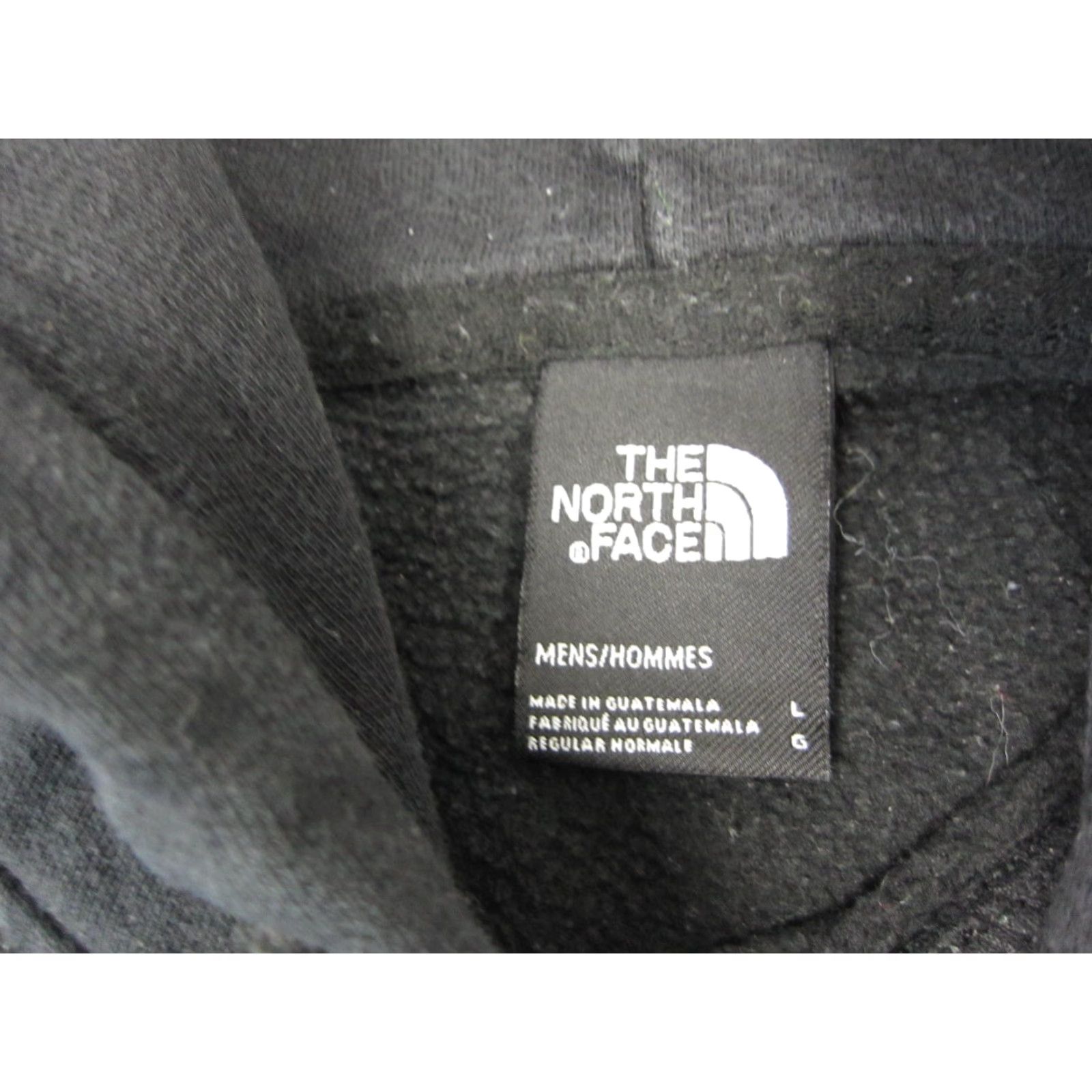 The North Face North Face Hoodie Adult Large Black TNF Fleece Sweatshirt Drawstring Mens Size US L / EU 52-54 / 3 - 6 Thumbnail