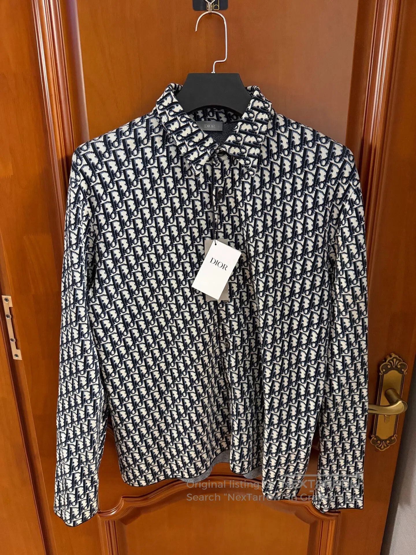 Dior Dior Logo printed cotton shirt| Size US L / EU 52-54 / 3 - 1 Thumbnail