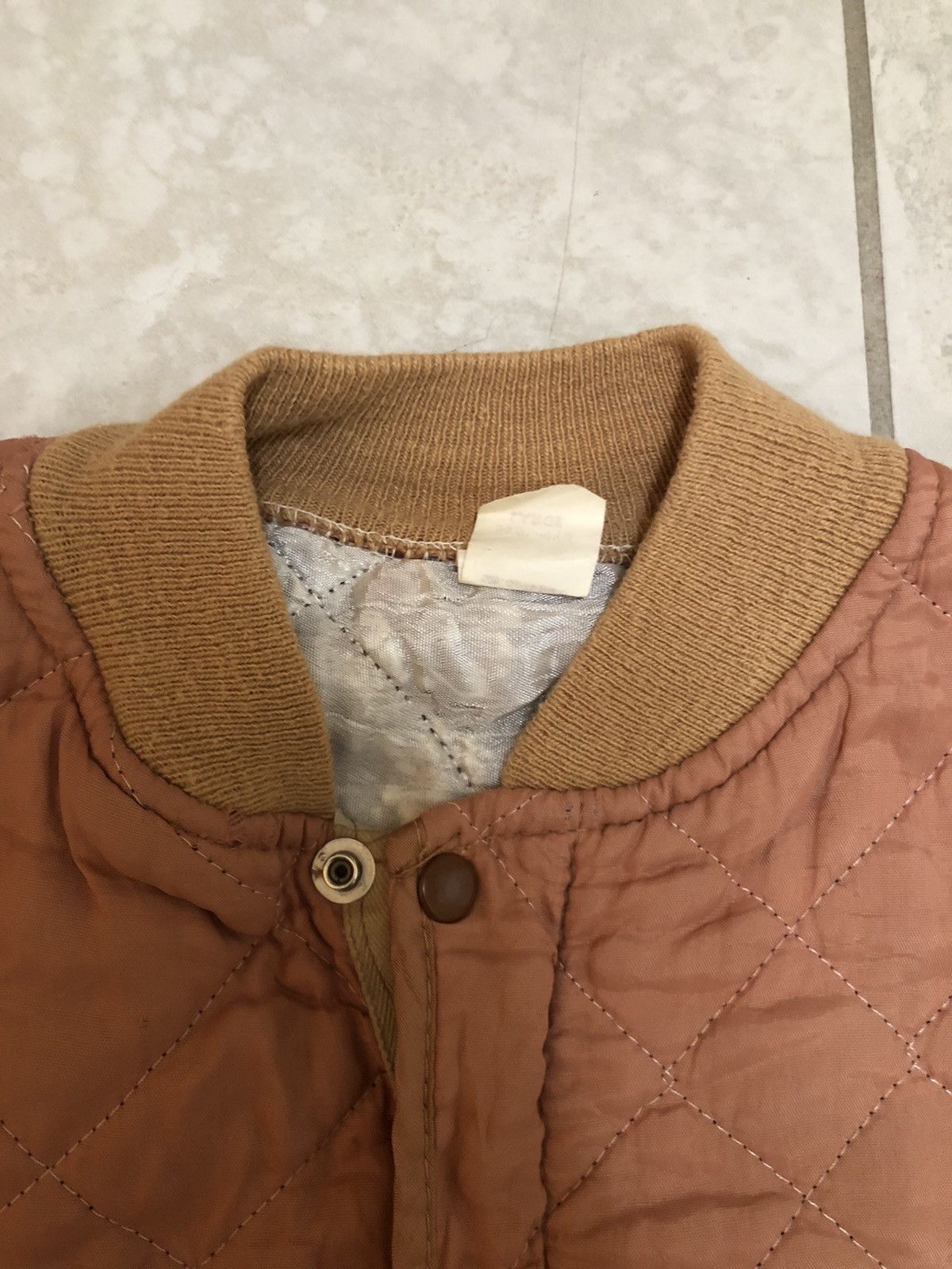 Vintage Rare vintage 70s quilted bomber jacket Size US L / EU 52-54 / 3 - 2 Thumbnail