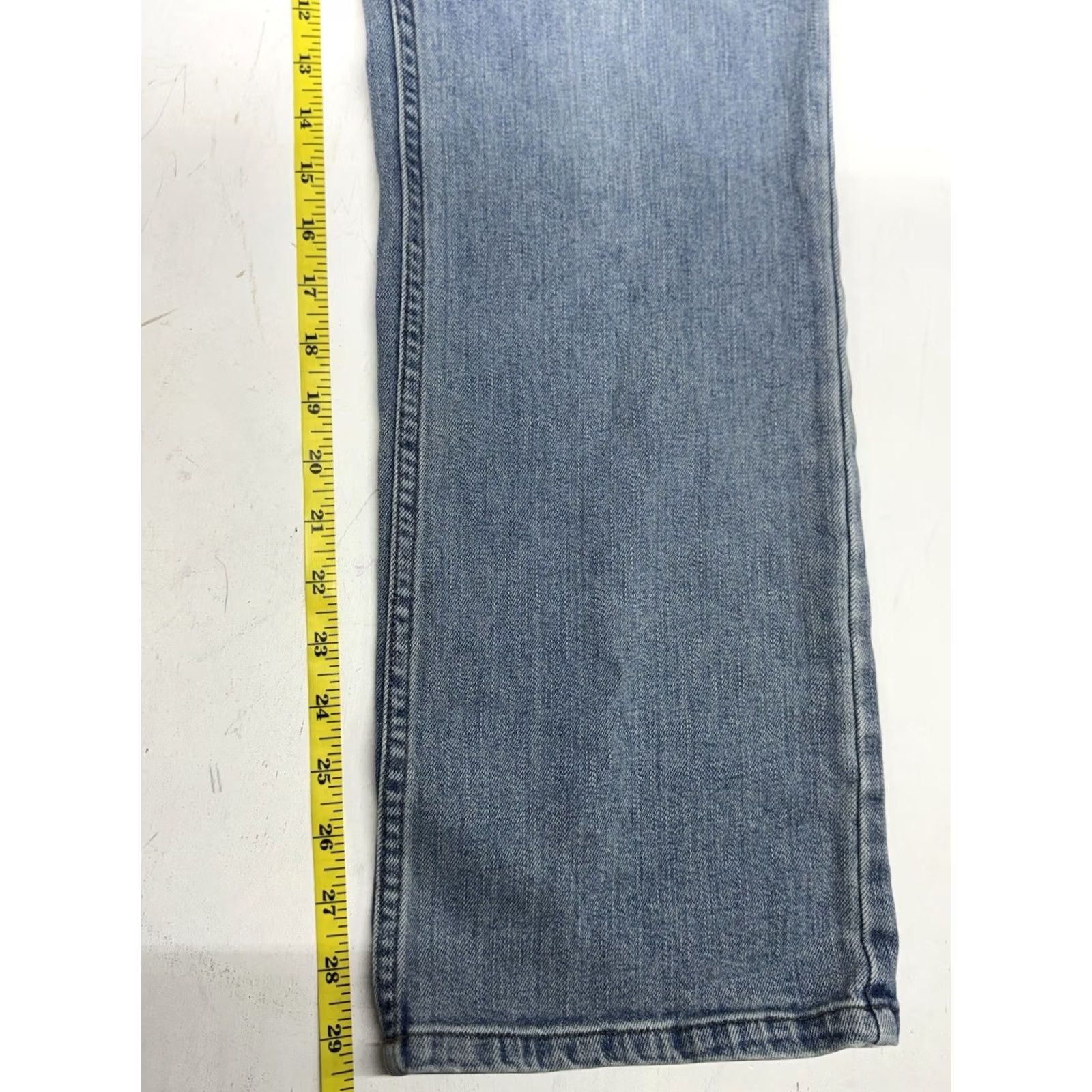 Ralph Lauren Lauren Ralph Lauren Jeans Womens 8 Light Wash Cargo Denim 90s City Logo Straight Jeans Womens Size 30" / US 8 / IT 44 - 6 Thumbnail