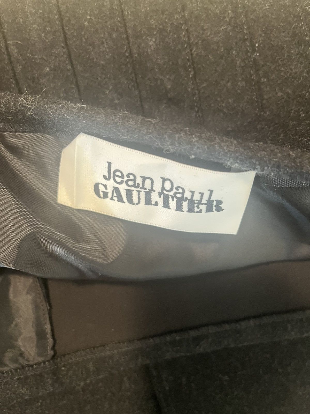 Jean Paul Gaultier JPG grey wool kilt with safety pin Size US 36 / EU 52 - 4 Thumbnail