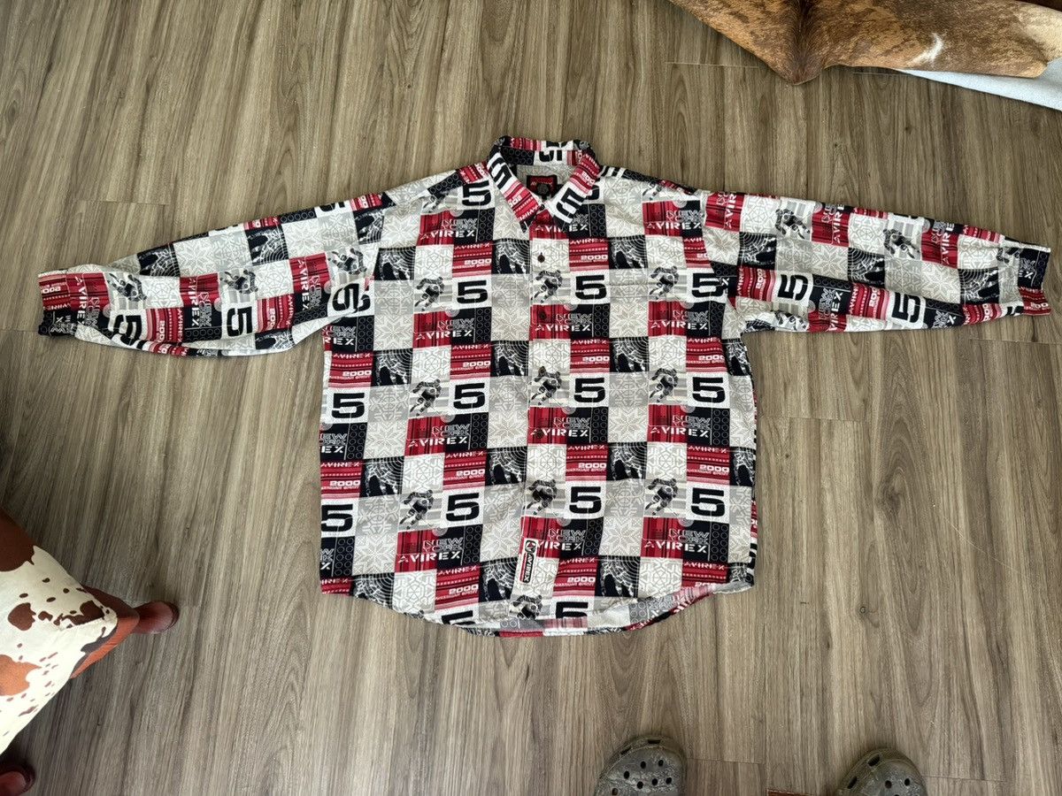 Avirex Vintage Avirex Y2K button up shirt size 3xl Size US XXL / EU 58 / 5 - 1 Thumbnail