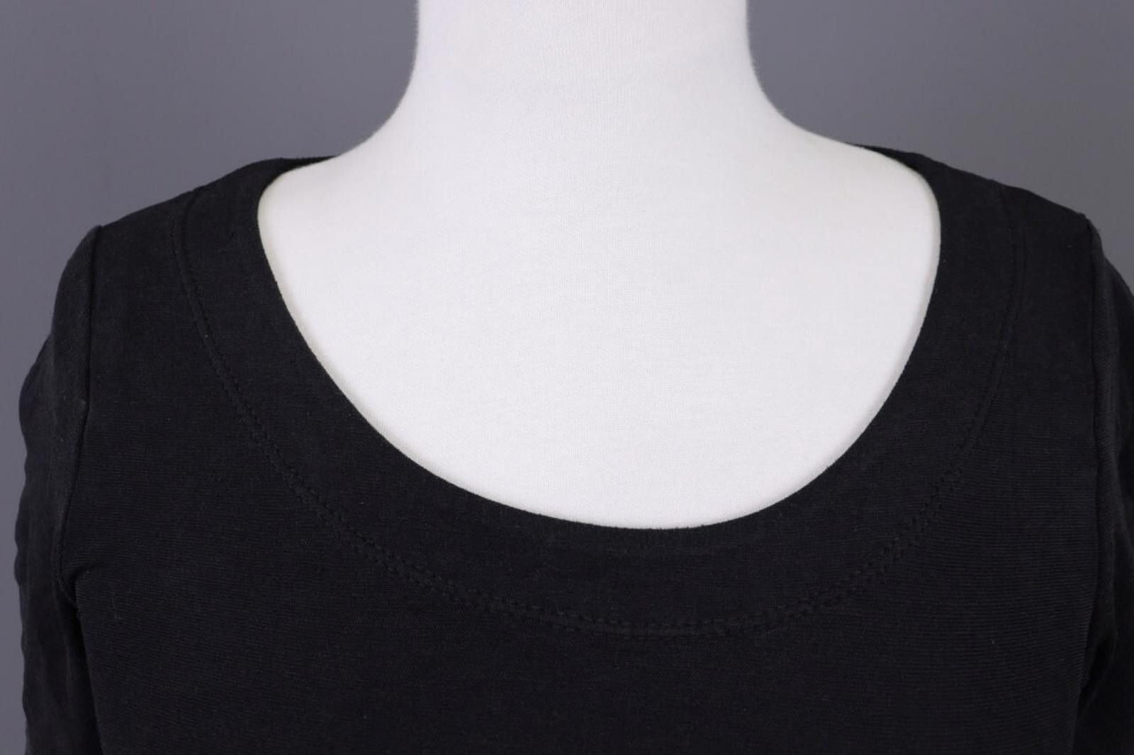 Wolford Wolford Black Short Sleeve Bodycon Top Shirt Size XS Size XS / US 0-2 / IT 36-38 - 4 Thumbnail