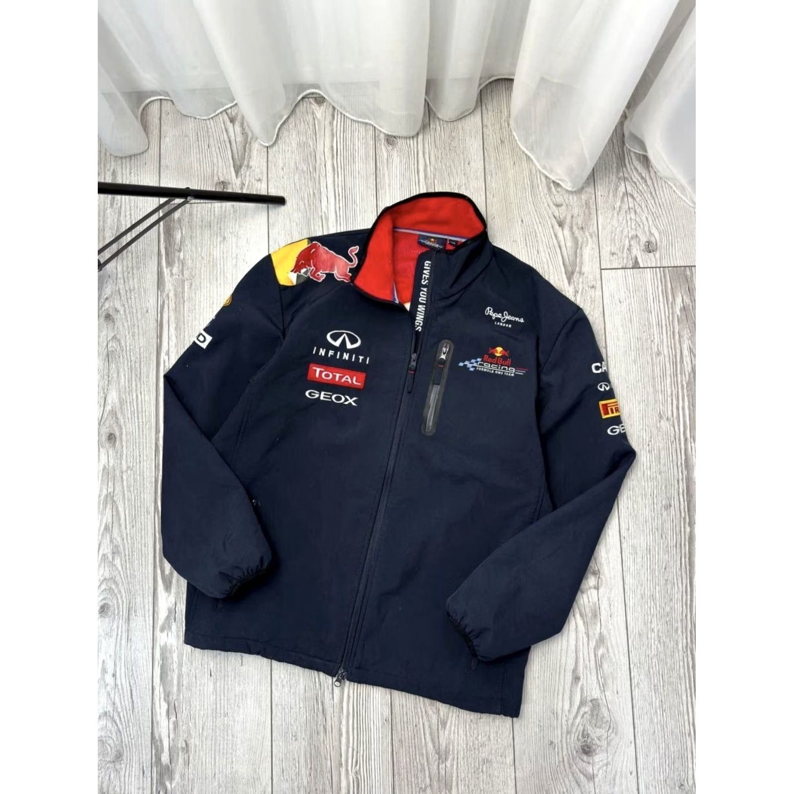Pepe Jeans Pepe jeans Red Bull Infiniti racing Softshell jacket Size US 39 - 3 Thumbnail