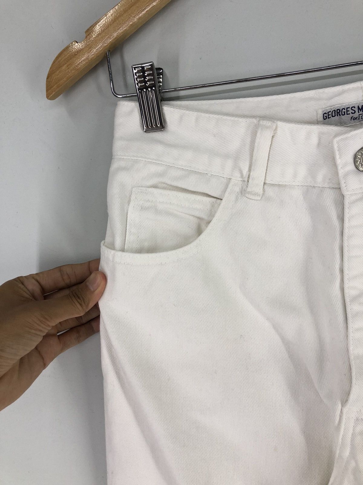 Guess Vintage Guess Georges Marciano White Jeans Size 25" / US 0 / IT 36 - 6 Thumbnail