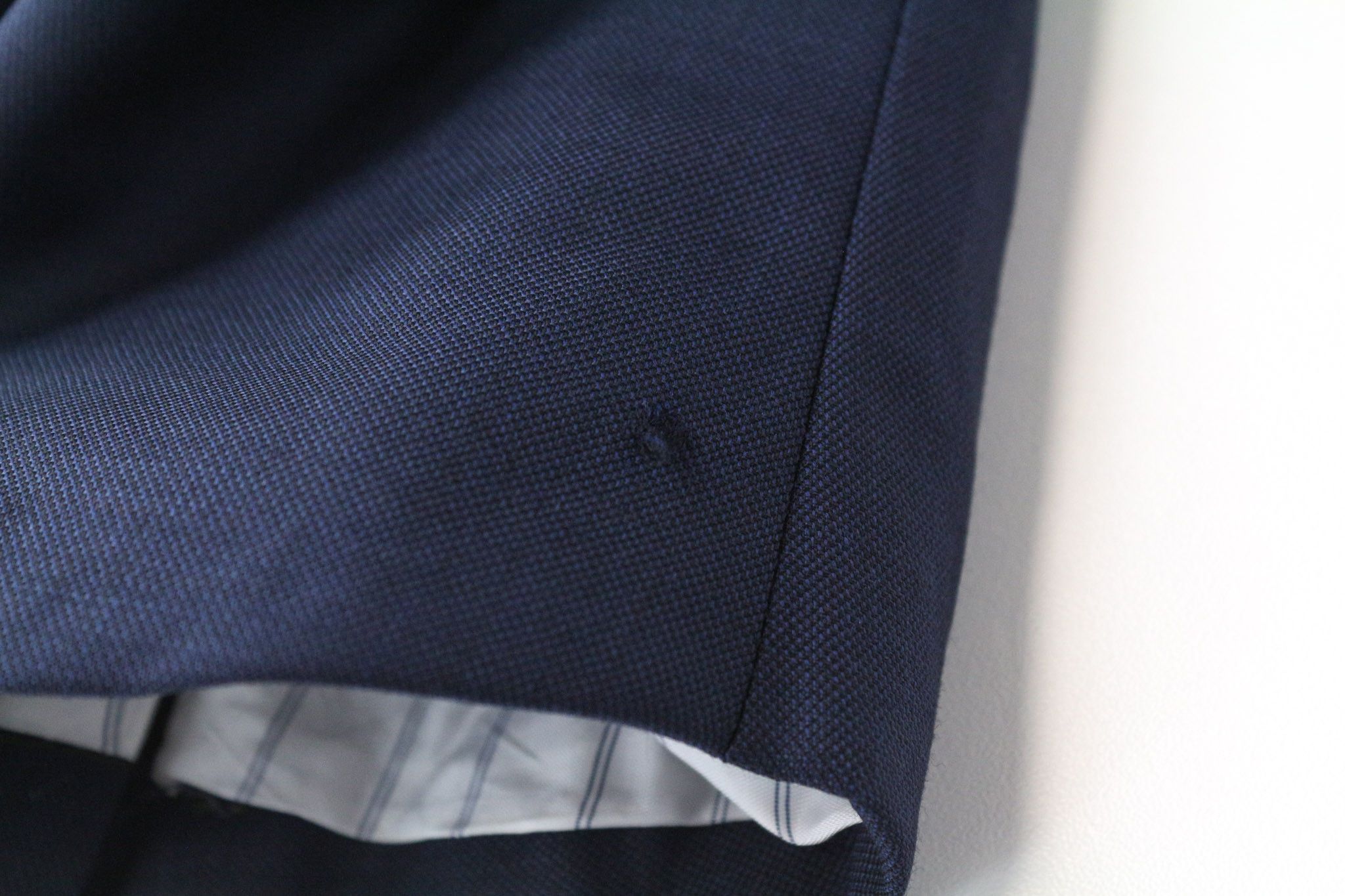 Suitsupply LAZIO UK36L Blue Wool 2 Piece Suit 74761 Size 36R - 16 Thumbnail