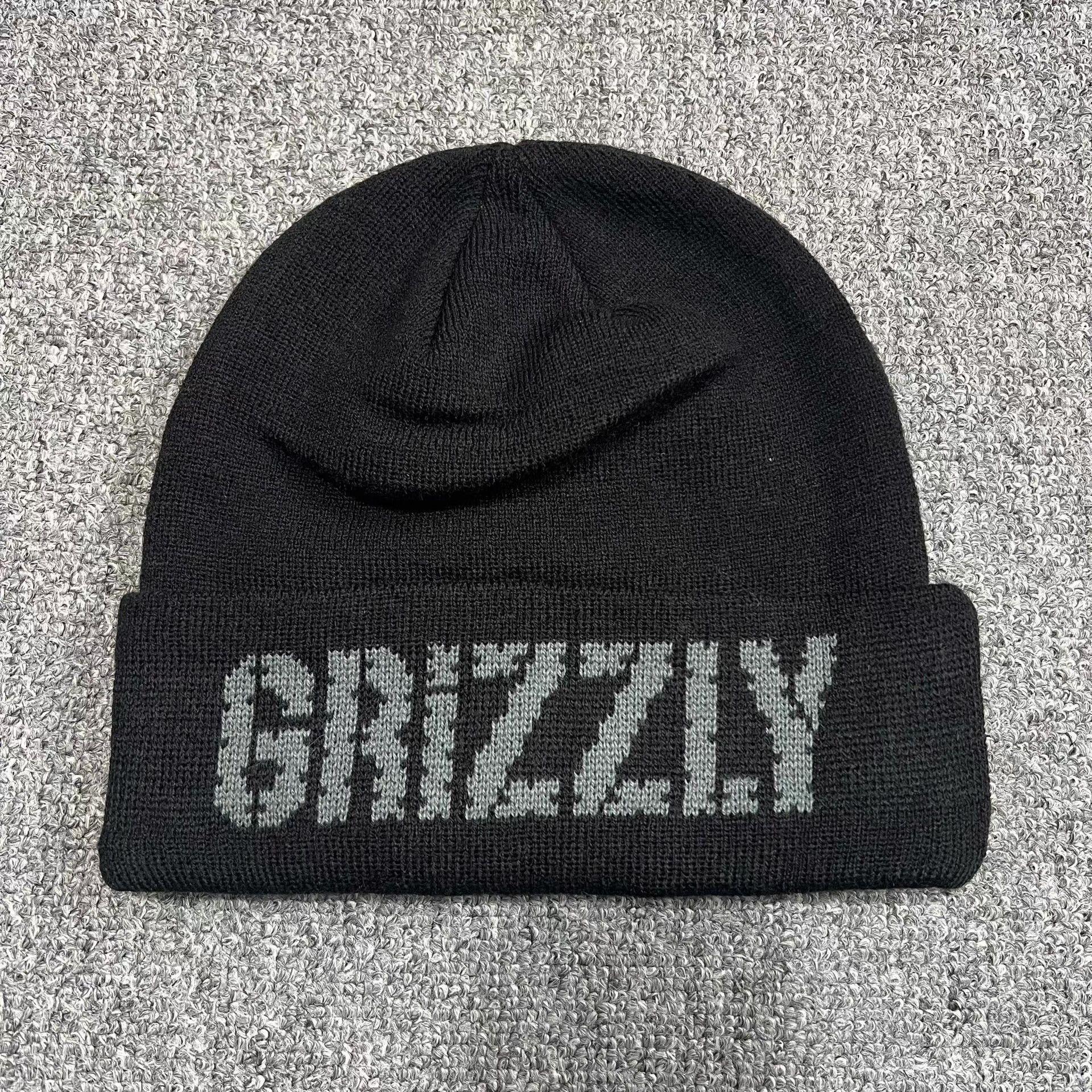 Grizzly Griptape Grizzly Griptape bear embroidered knit beanie Q7 Size ONE SIZE - 8 Thumbnail