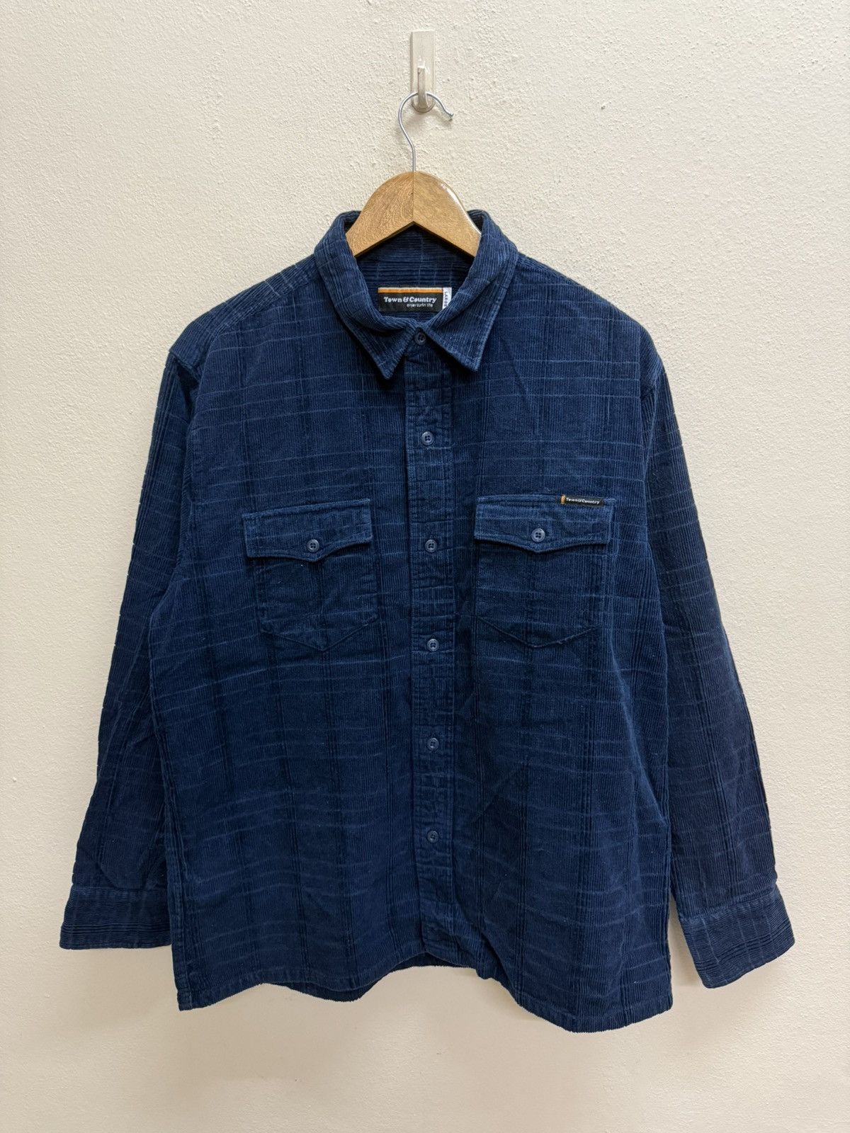 Japanese Brand TOWN & COUNTRY ENJOY SURFIN LIFE CUDROY BUTTON UP SHIRT Size US L / EU 52-54 / 3 - 14 Thumbnail