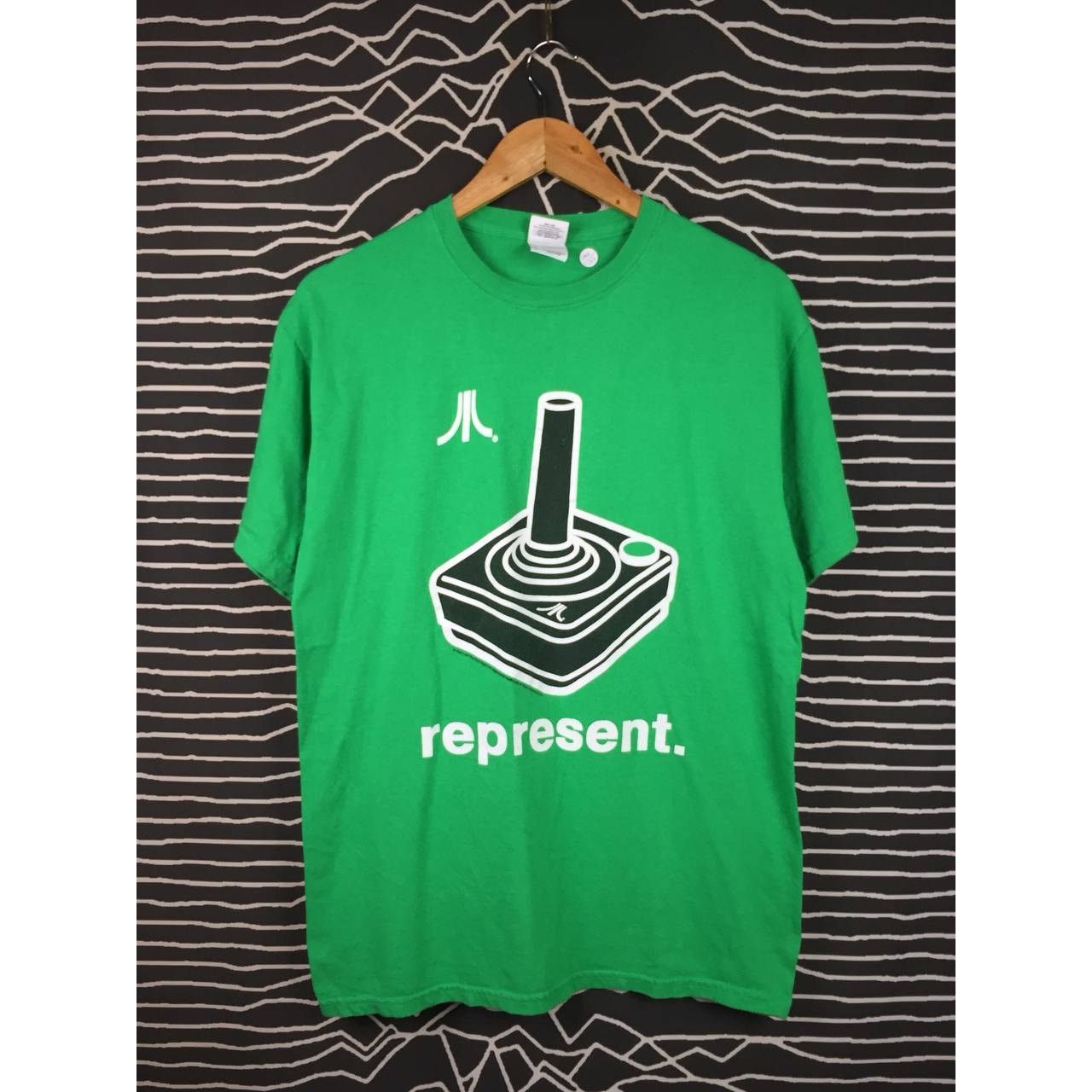 Nintendo Atari Joystick Represent Big Logo Retro Gaming Promo Tee Size US M / EU 48-50 / 2 - 3 Thumbnail