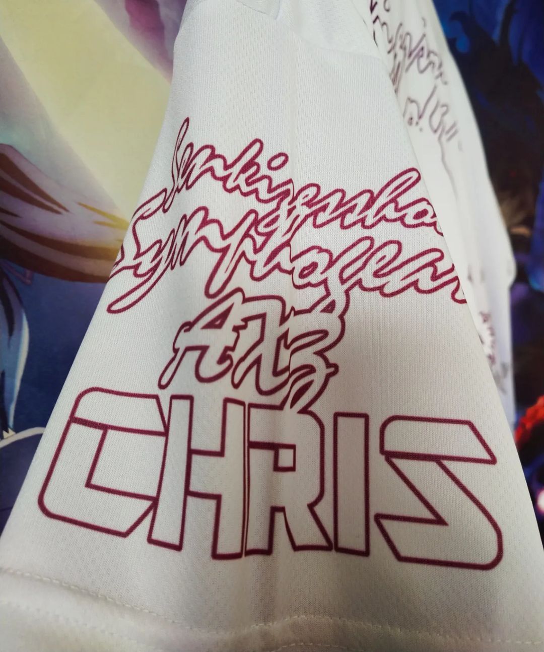 Anime × Japanese Brand Symphogear AXZ Chris Yukine AOP Jersey Anime Tees Size US L / EU 52-54 / 3 - 5 Thumbnail