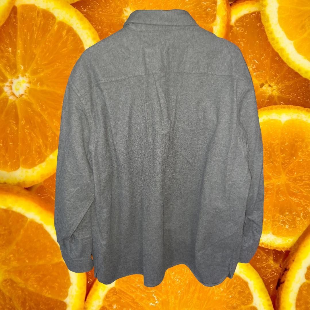 L.L. Bean NWT L.L. Bean Chamois Button Up Gray Shirt 100% Cotton Tradi Size US XL / EU 56 / 4 - 5 Thumbnail
