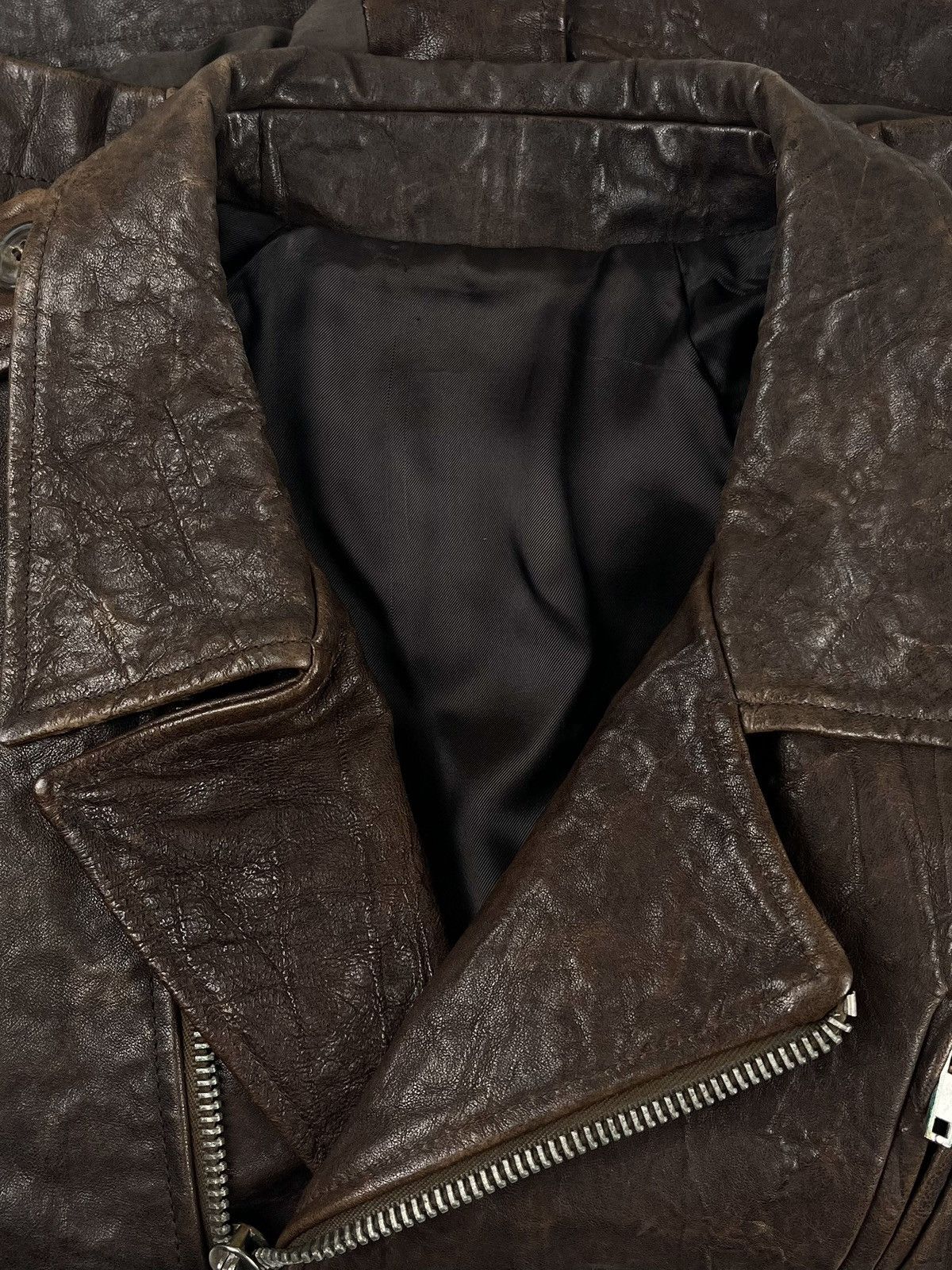 09aw crust期 rick owens leather jacket Rick Owens FW09 