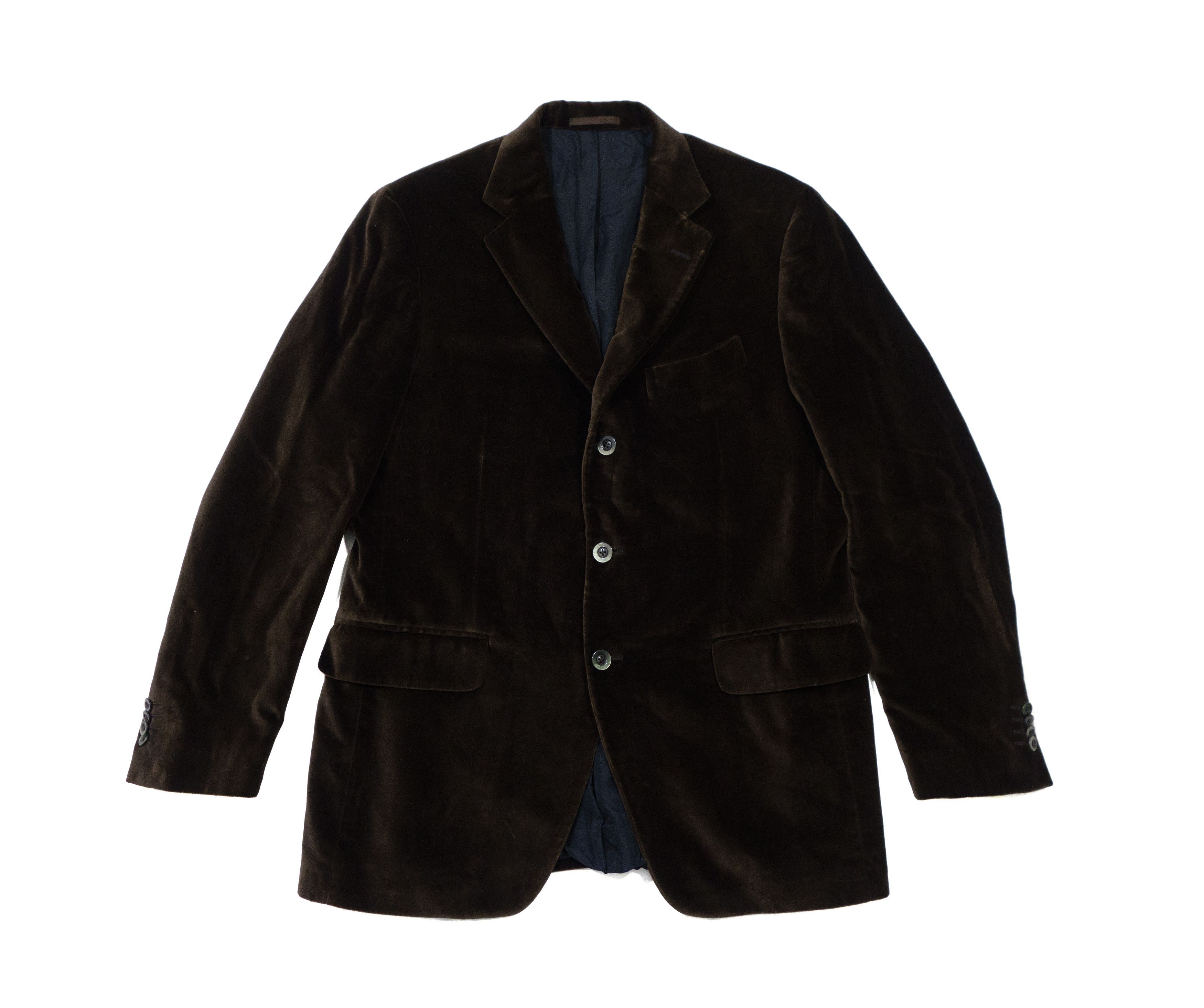 Boglioli Cotton Velvet K-Jacket Blazer Size 44R - 1 Thumbnail