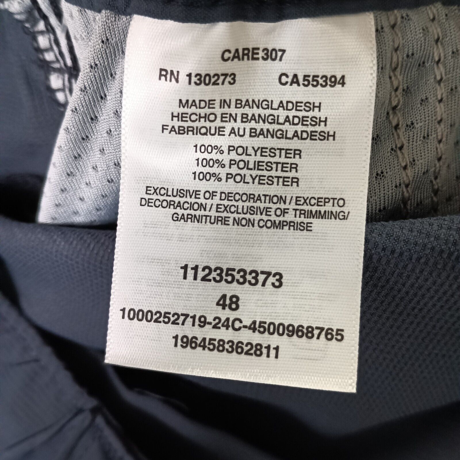 Wrangler Wrangler Cargo Shorts Relaxed Fit Men's Size 48 Blue 10” ins Size US 44 / EU 60 - 3 Thumbnail
