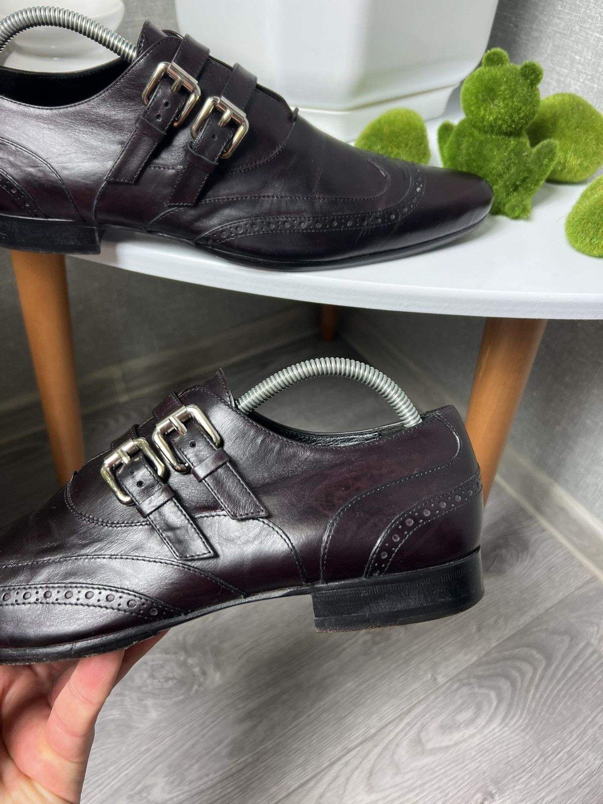 Dolce & Gabbana Dolce & Gabbana Double Monk Leather Shoes Size 44 D&G Size US 11 / EU 44 - 4 Thumbnail