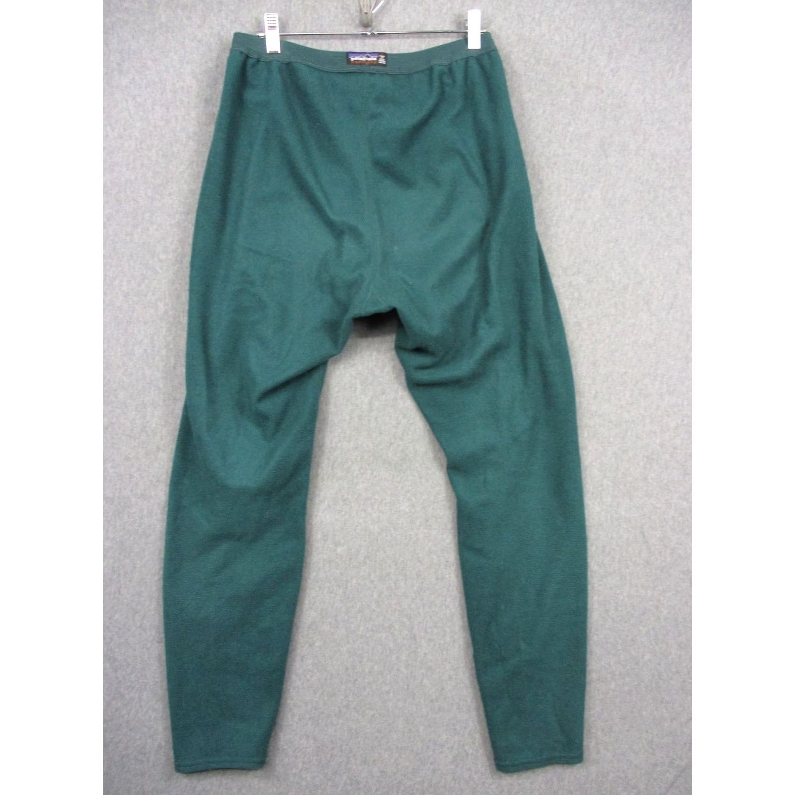 Patagonia Patagonia Capilene Base Layer Pants Mens Large USA Underwear Thermal Fleece Long Johns Green Capilene Polyester Size US 33 - 4 Thumbnail