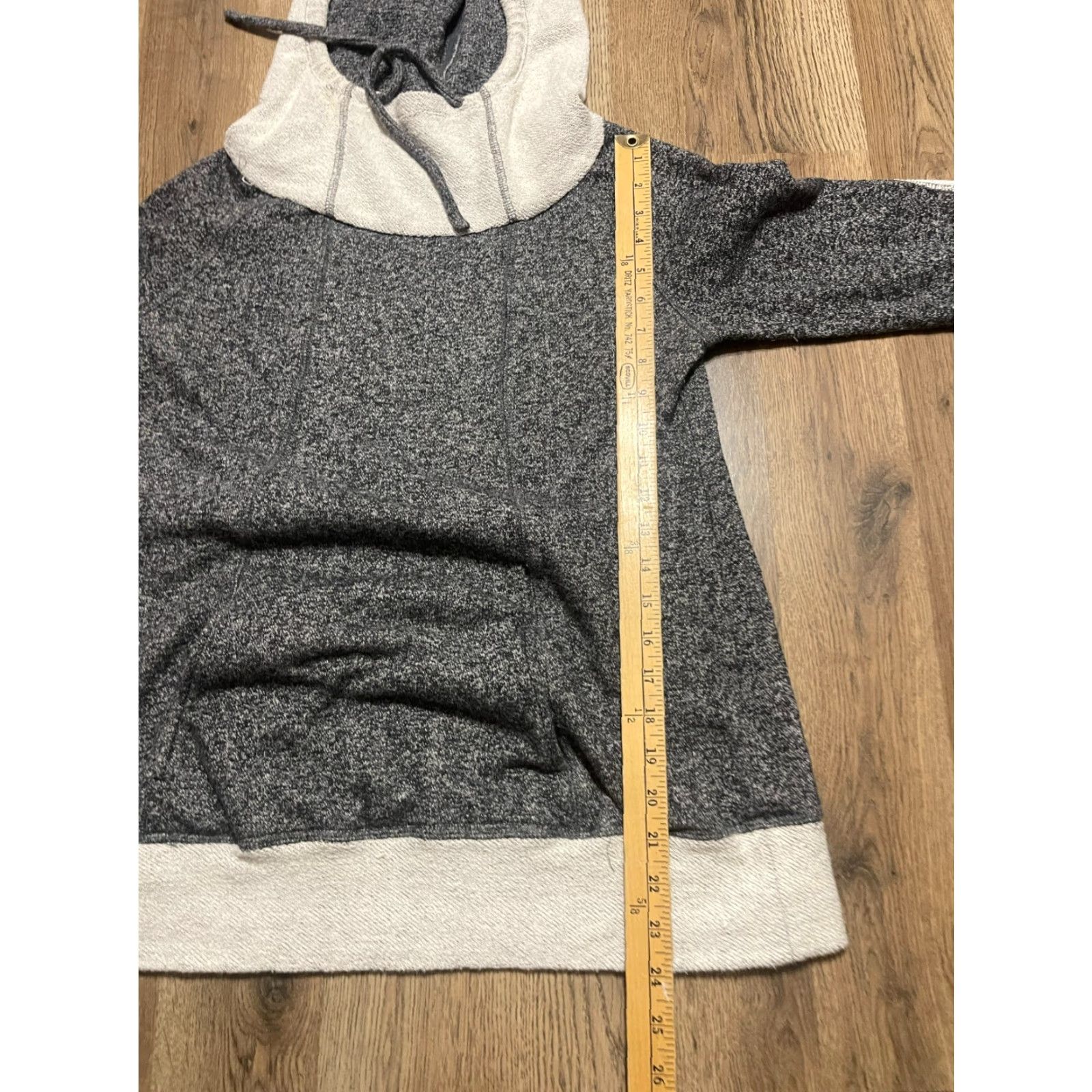 Vintage MOMO Hoodie Women's Maternity Small Gray Black Pullover Long Sleeve Size S / US 4 / IT 40 - 6 Thumbnail
